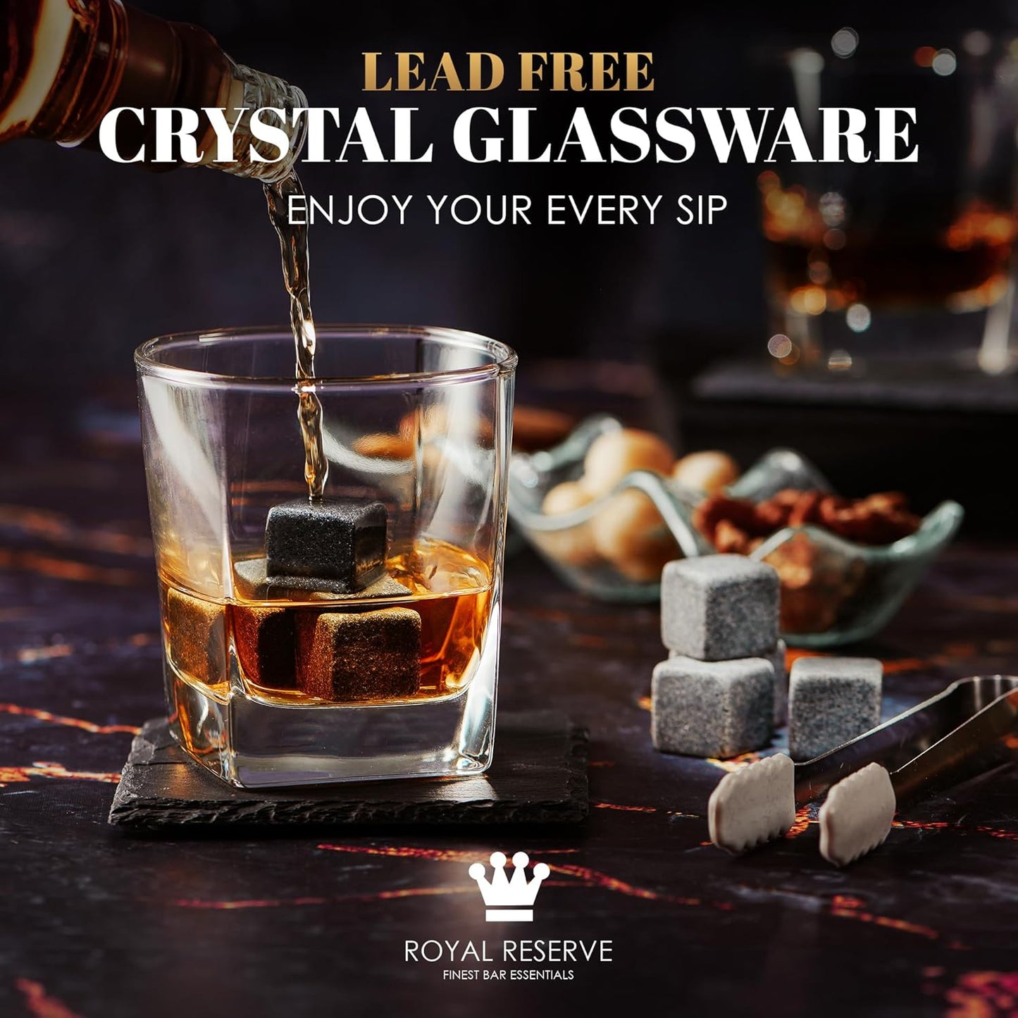 Whisky Geschenkset, Gläser - Klassisch