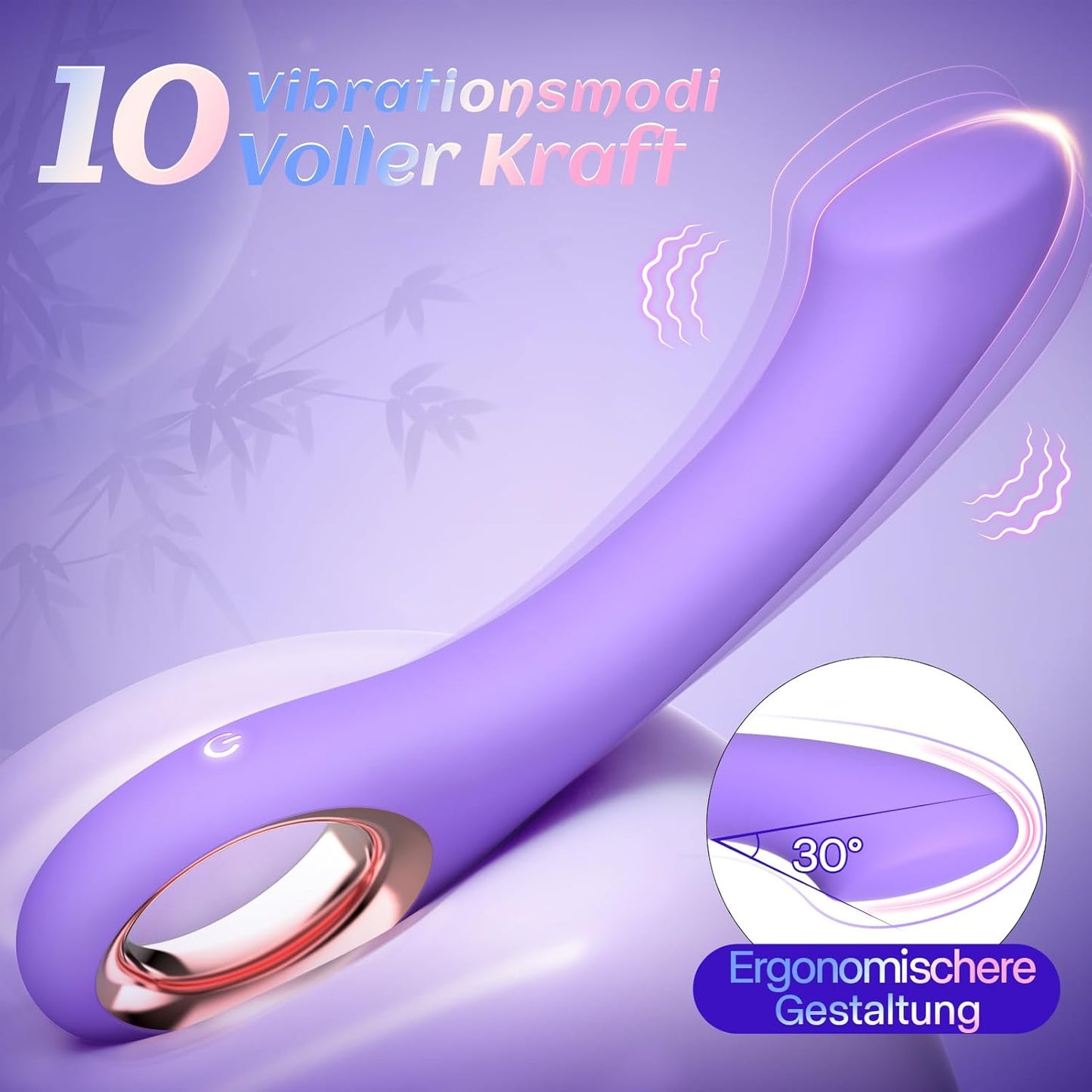 Vibrator Dildo mit 10 Vibrationsmodi für Frauen und Paare