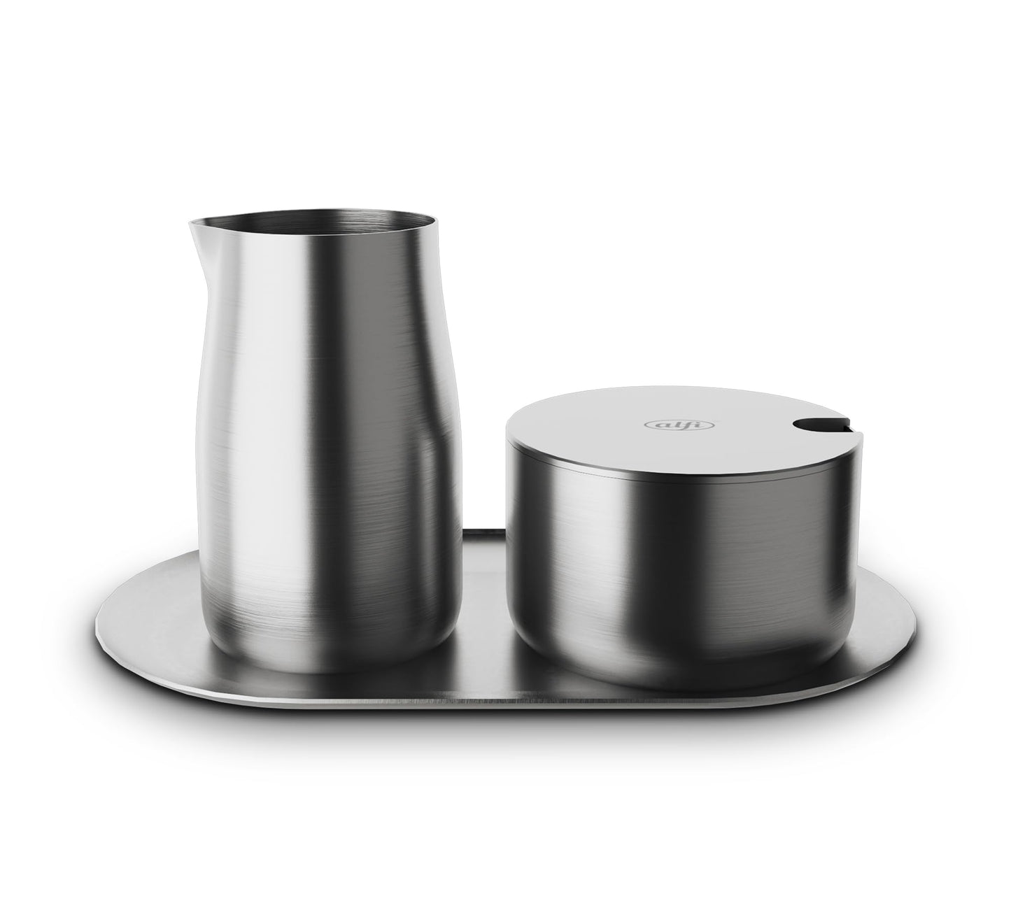 Milch- und Zuckerset, Stainless Steel Mat