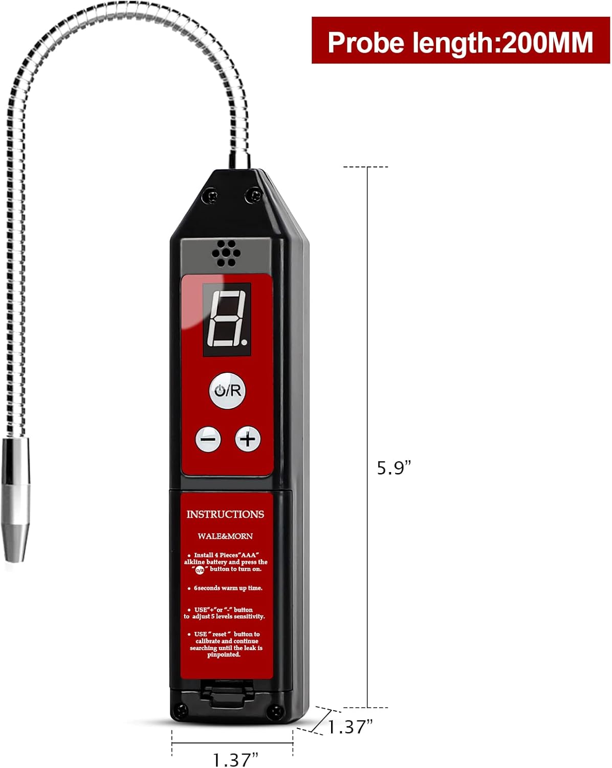 Lecksuchgerät für Kältemittel HVAC WJL-6000 PRO, Wjl-6000pro