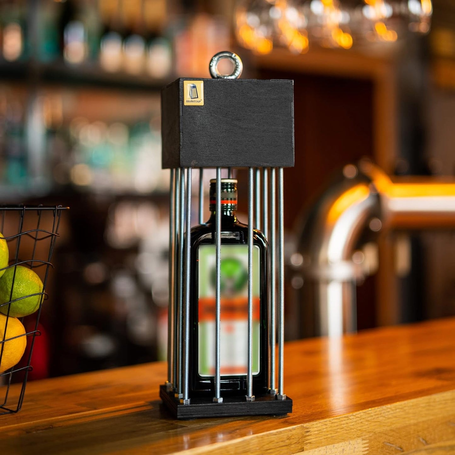 Alkoholkäfig, Alkoholkäfig ohne Gläser