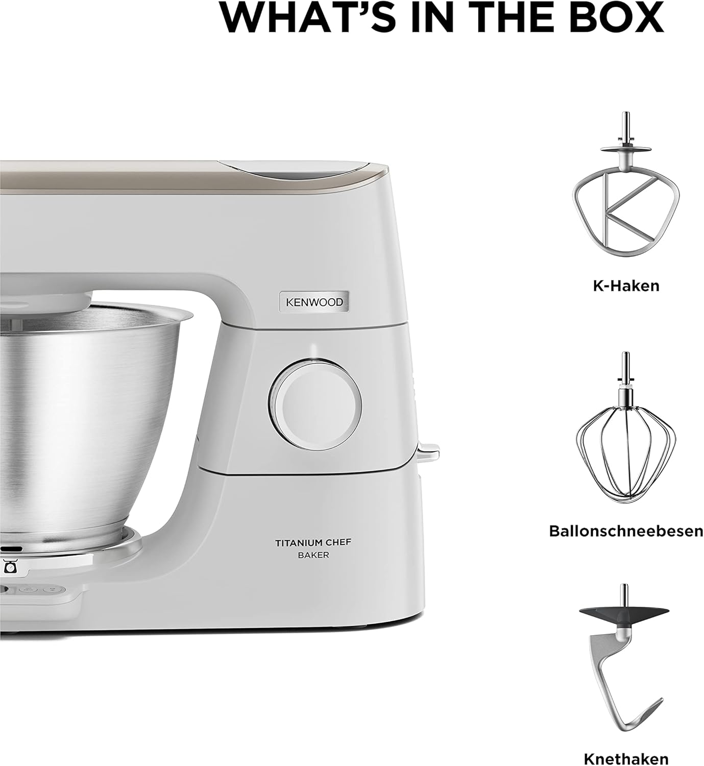 Titanium Chef Baker Küchenmaschine, 1 Schüssel
