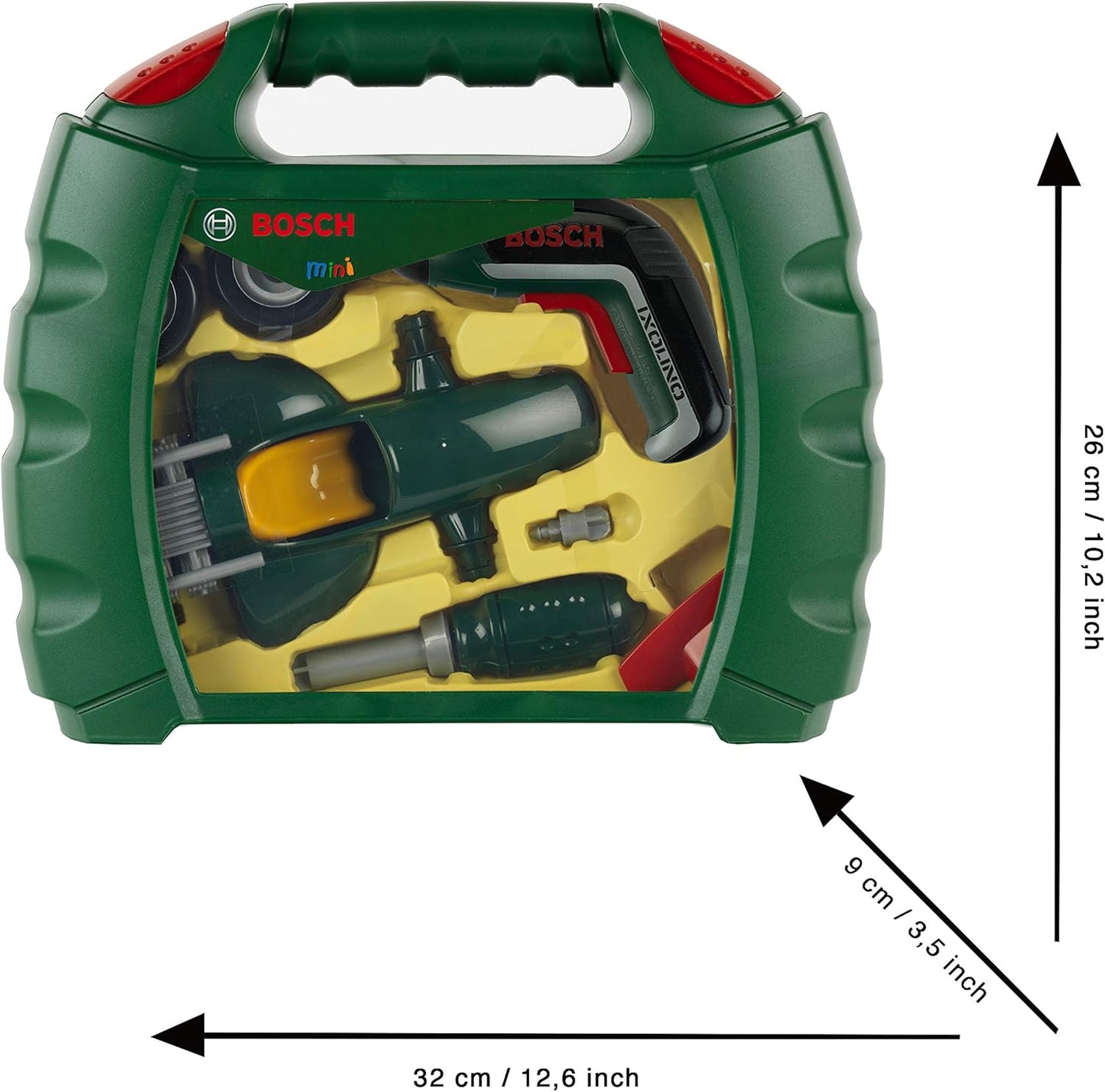 Werkzeugkoffer-Set Bosch Grand Prix mit Ixolino-Akkuschrauber, Single