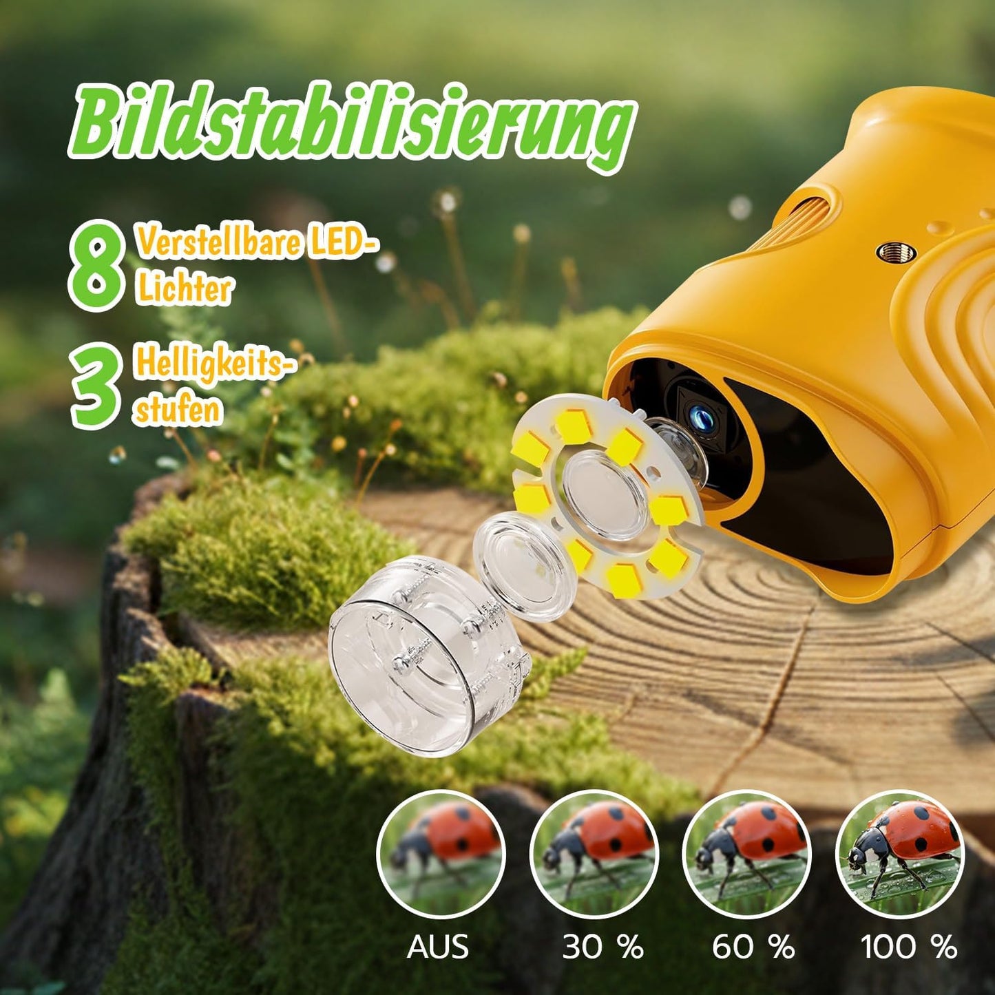 Digitales Taschenmikroskop mit 1080P HD