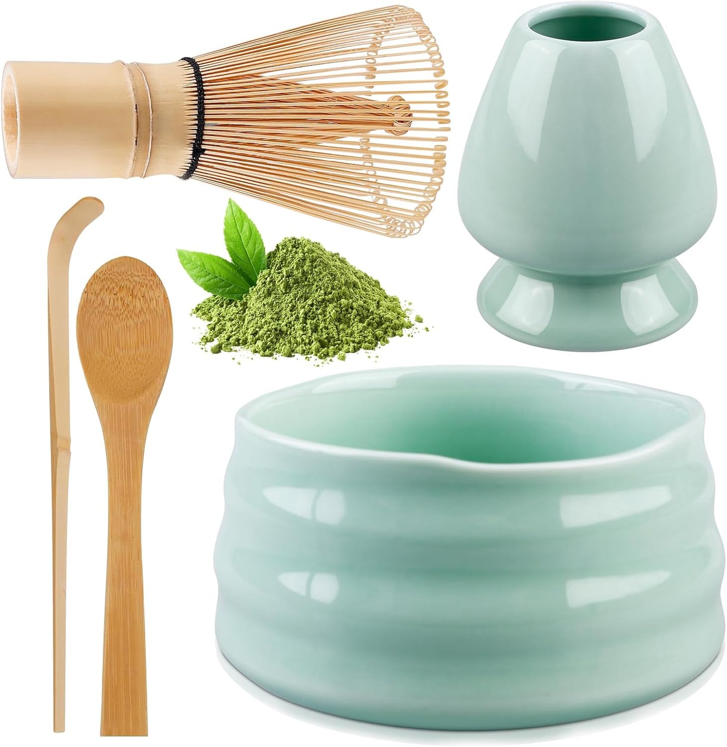 Matcha Tee Zubereitungsset, Grün