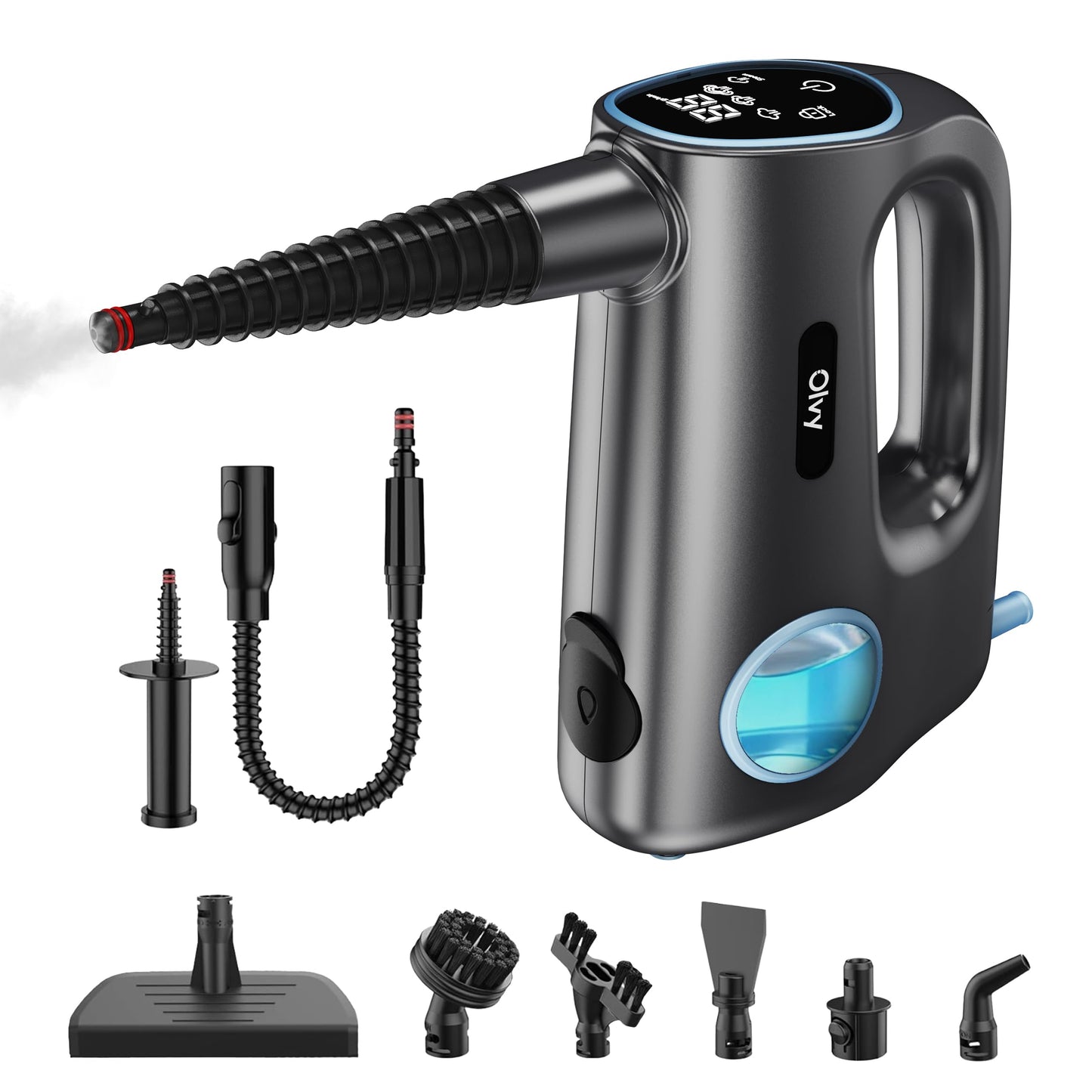 Multifunktionaler Dampfreiniger mit Zubehör, Handheld steam cleaner