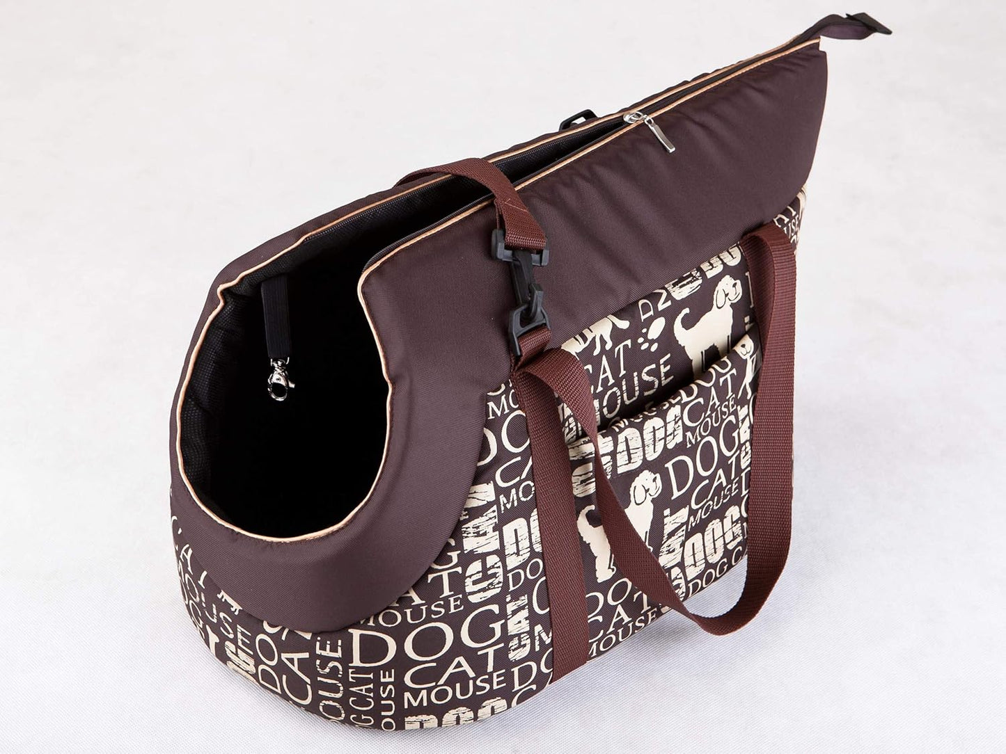 Hundetasche bis 2,5 kg, 20 x 36 x 22 cm Textaufdruck