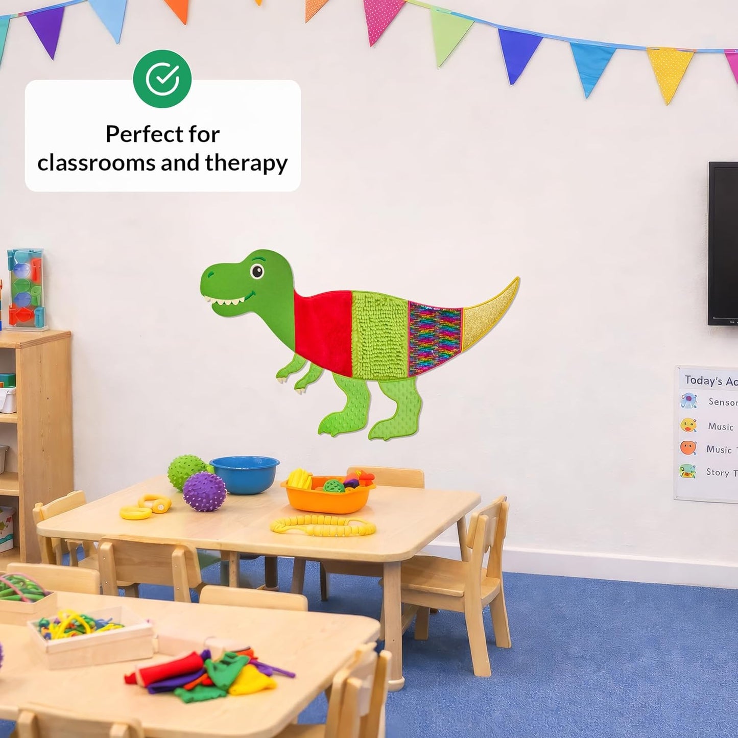 Sensory Wall Panel Caterpillar T-Rex, T-rex