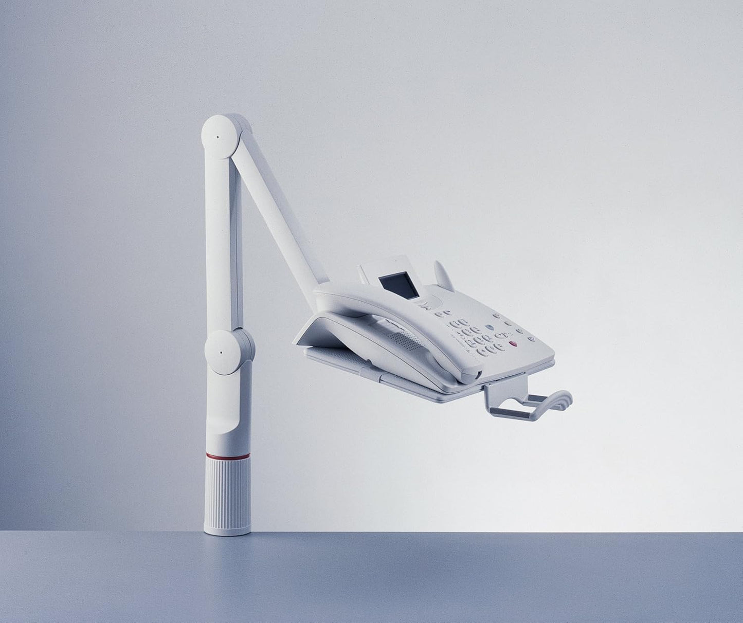 TalkMaster Telefonschwenkarm, lichtgrau|Single