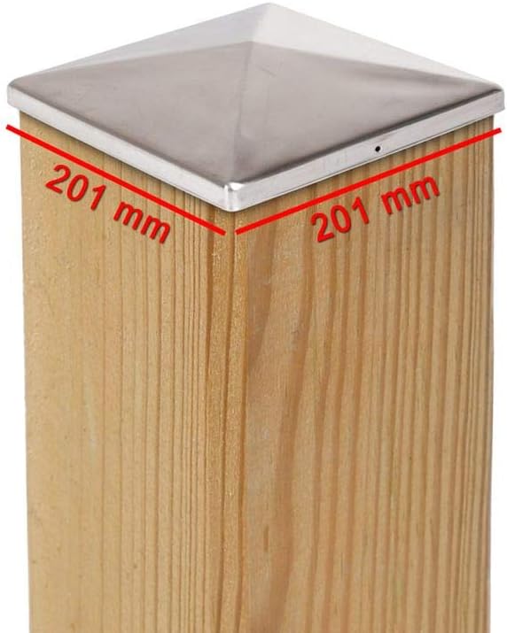 Pfostenkappe Pyramide, 1 201 x 201 mm
