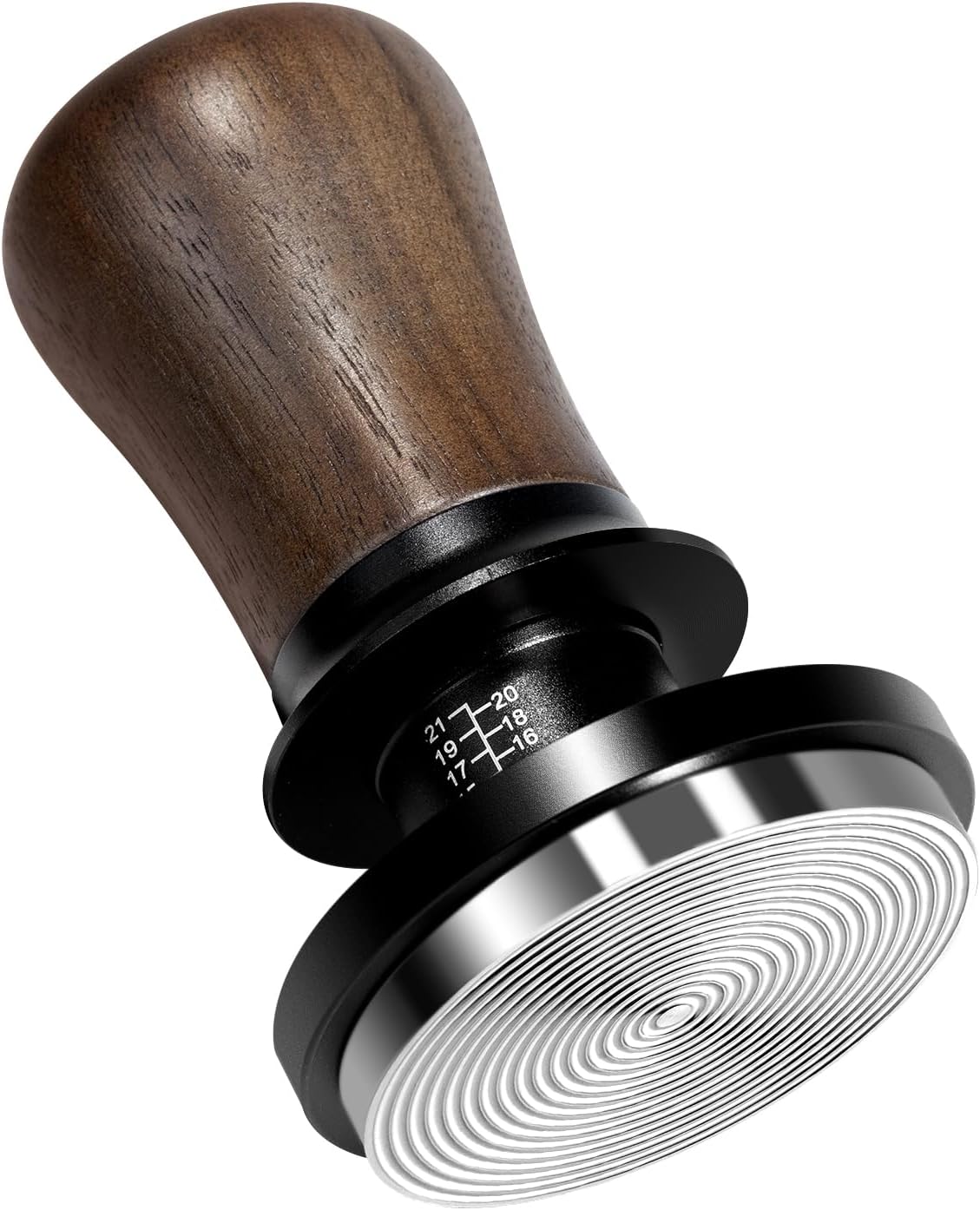 Druckregulierender Espresso-Tamper, Holz 58mm