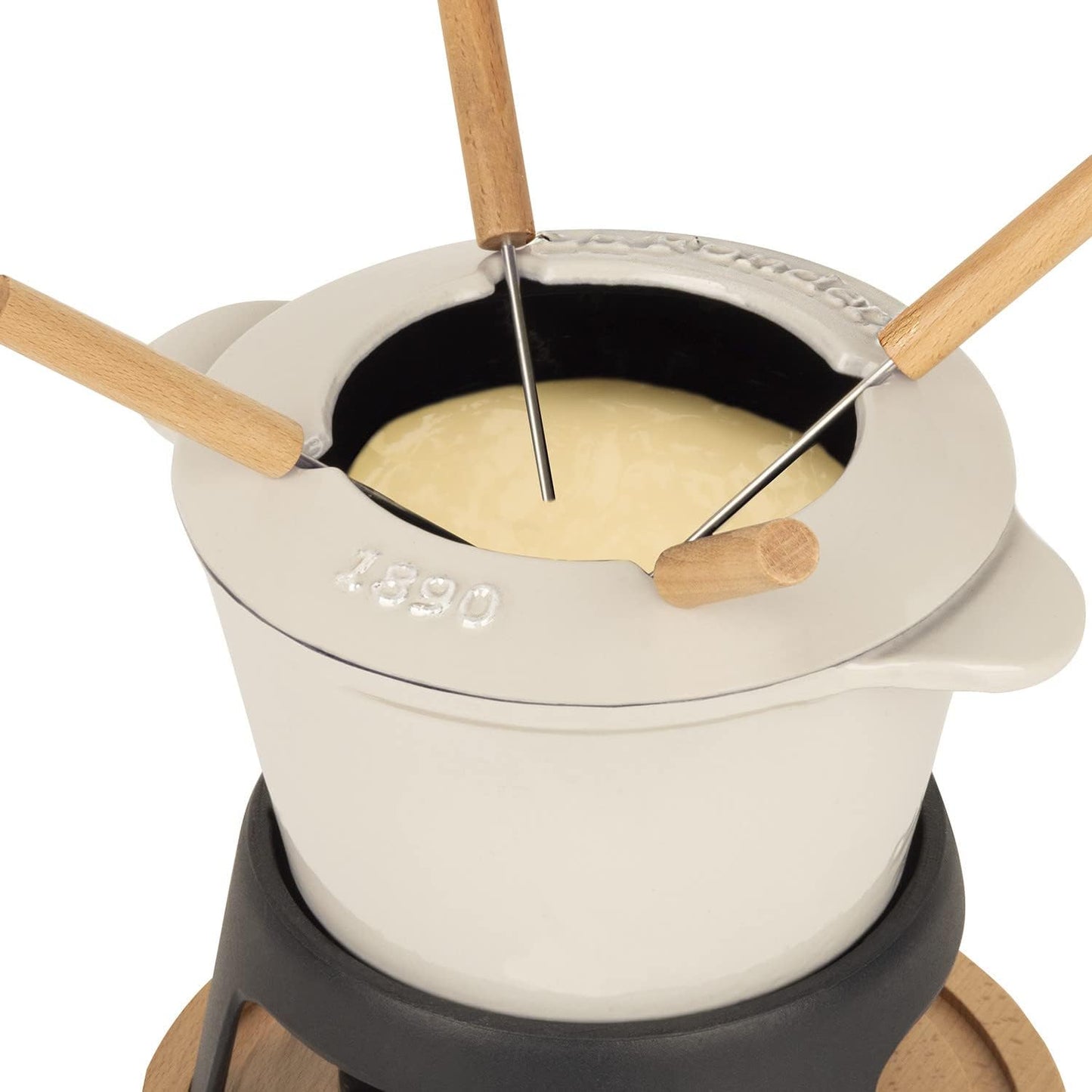 Mont Joly - Käse- und Schokoladenfondue-Set, Beige|4 Personen