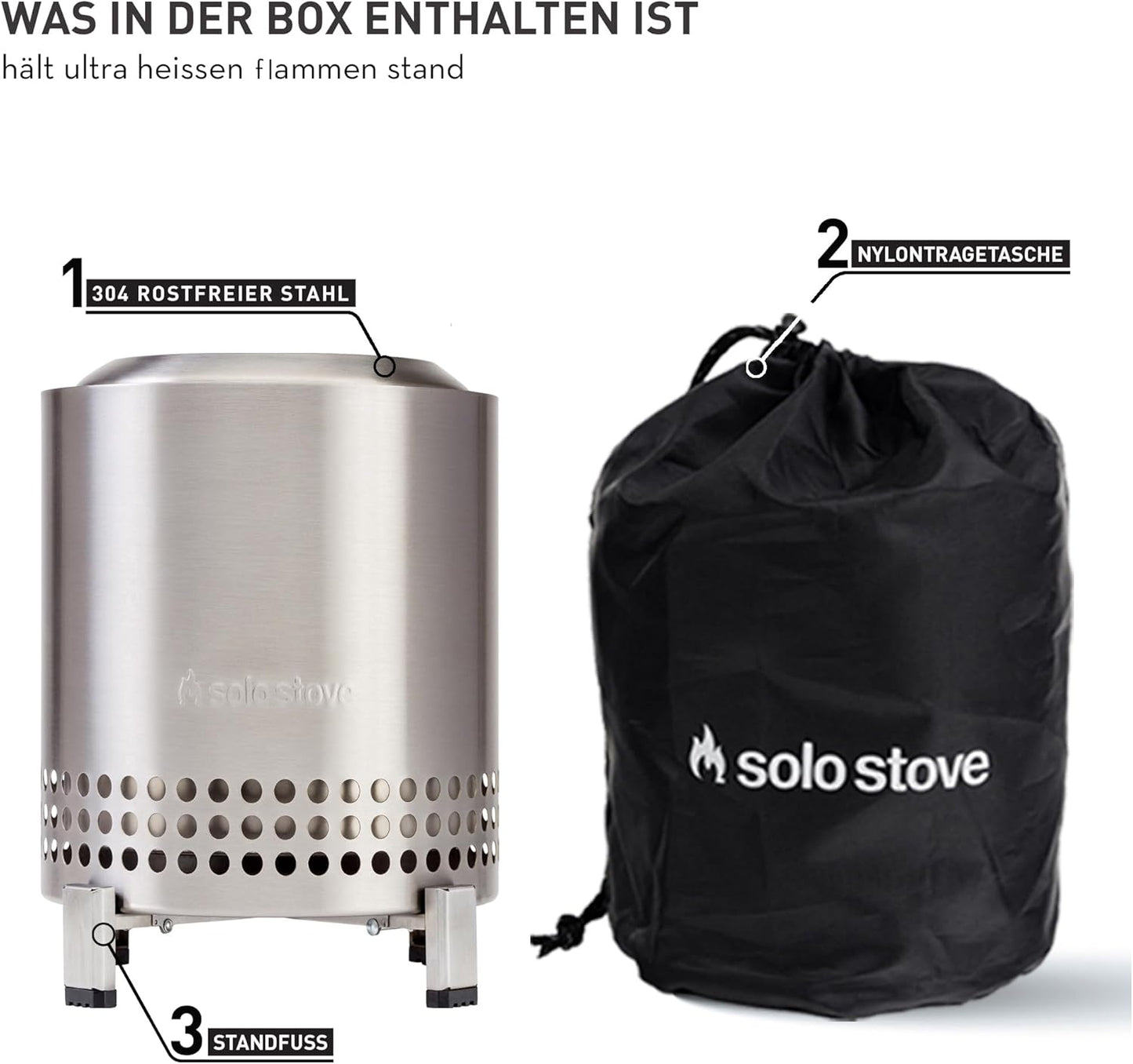 Tischfeuerstelle Mesa -XL-SS, Mesa XL|Edelstahl