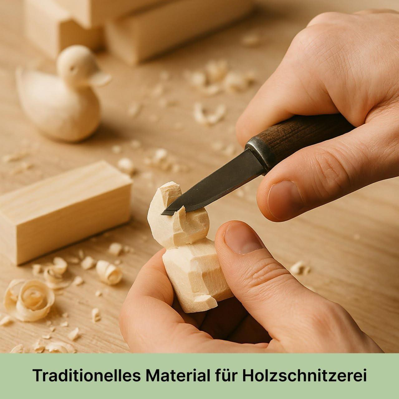 Schnitzholz Rohlinge-Set, 16-4-2