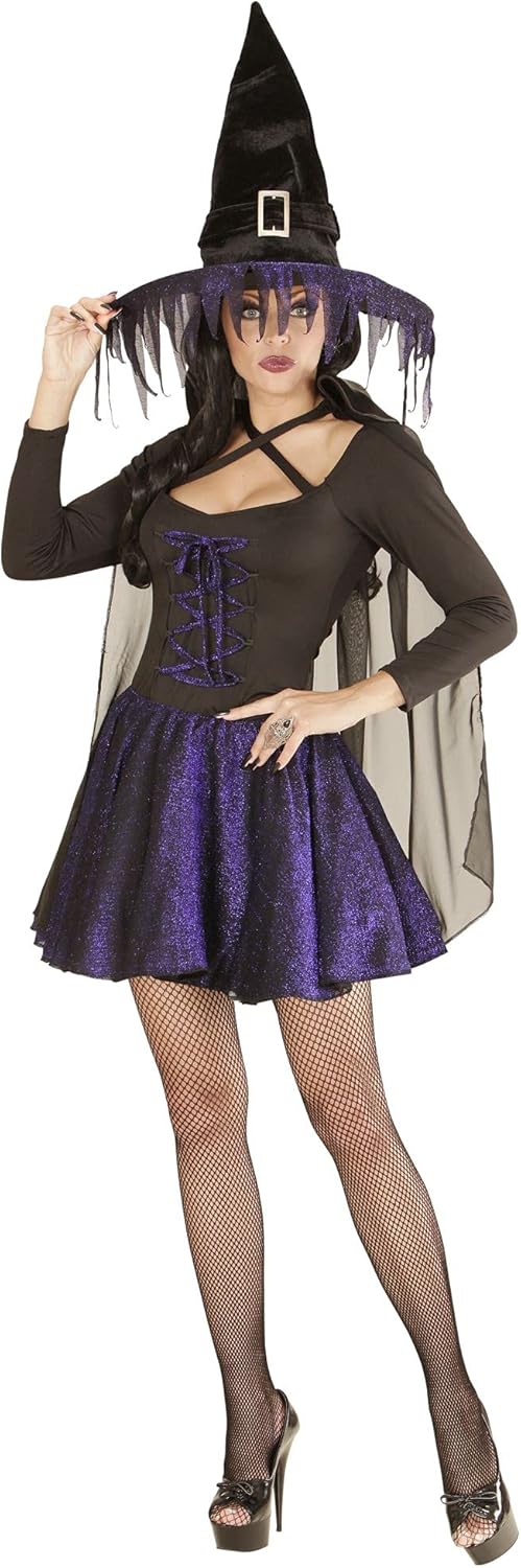 Kostüm Glimmer Hexe, S Lila