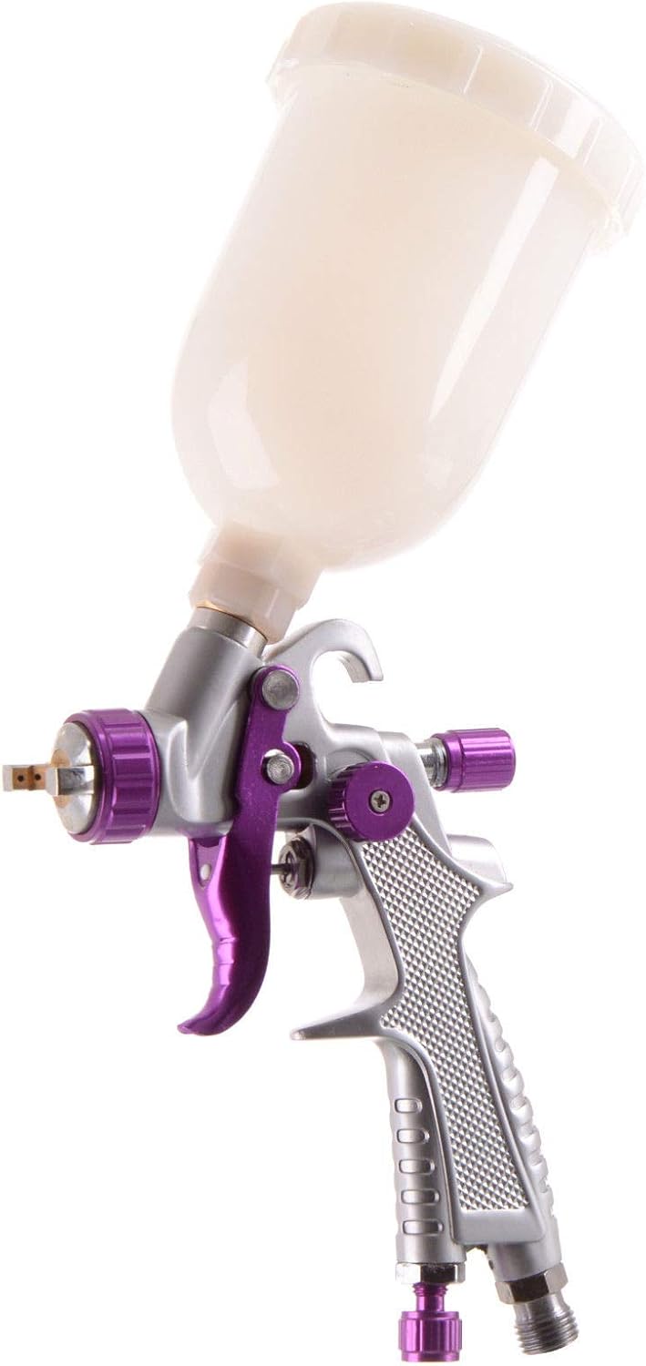 HVLP Mini Spritzpistole H-891, 0,8 mm Düse, 250 ml Kapazität, Düsengrösse: 0,8mm