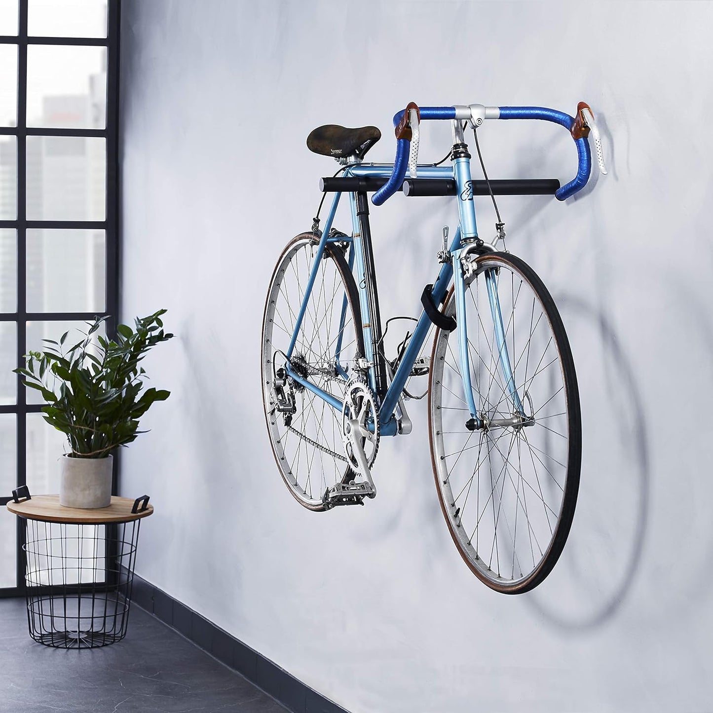 Velo-Wandhalterung, Citybike, Schwarz