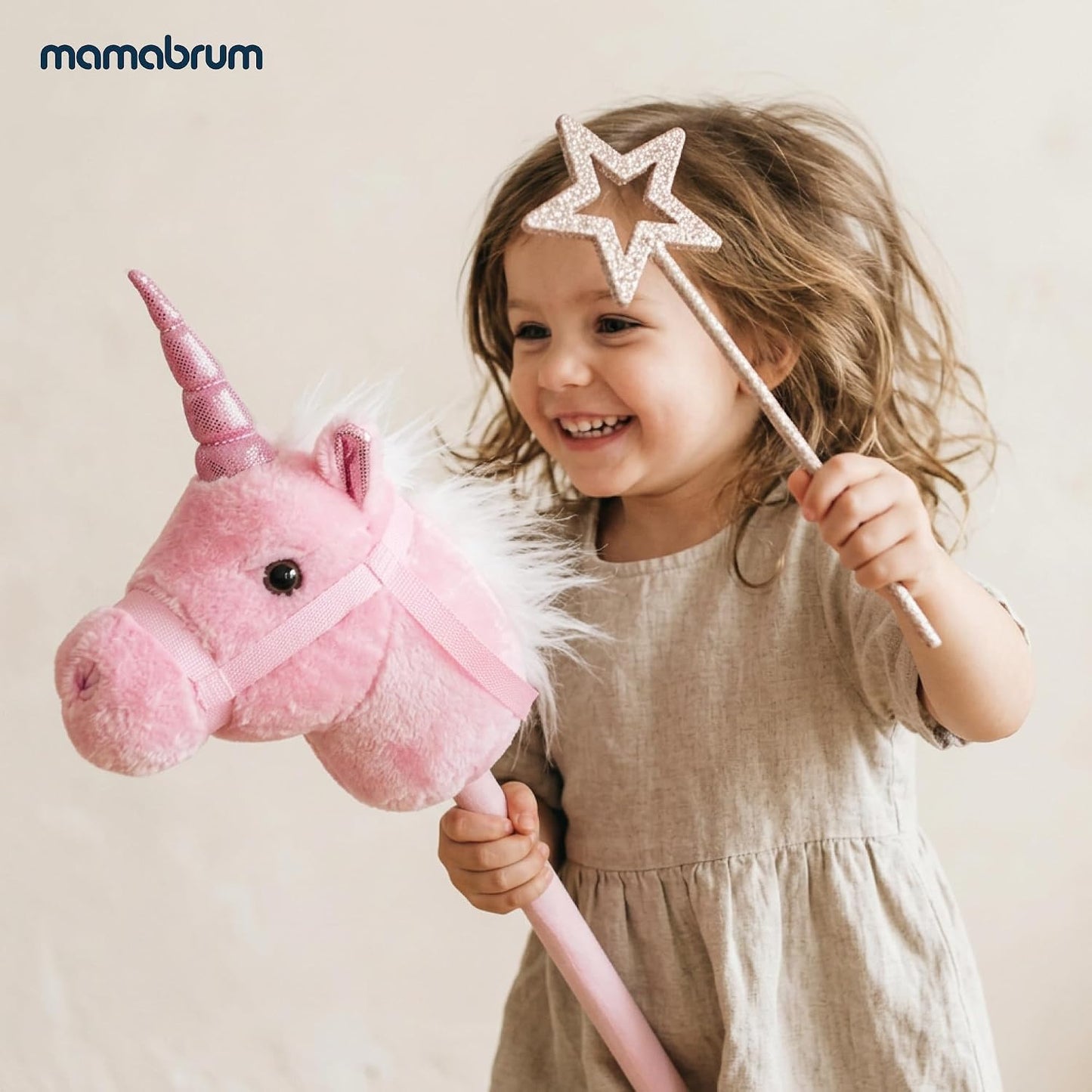 Einhorn-Steckenpferd für Kinder