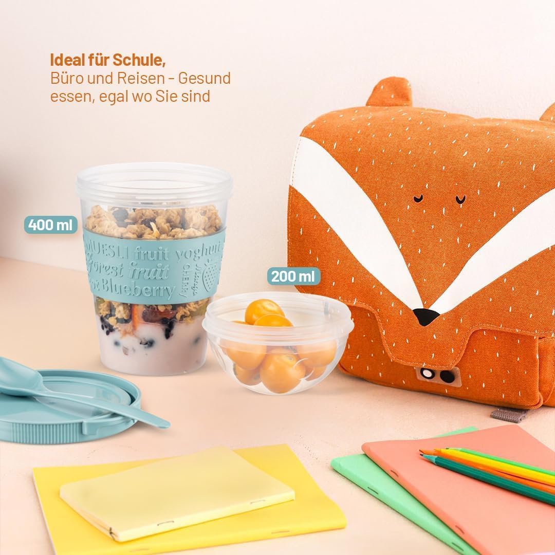 Müslibecher to Go Set