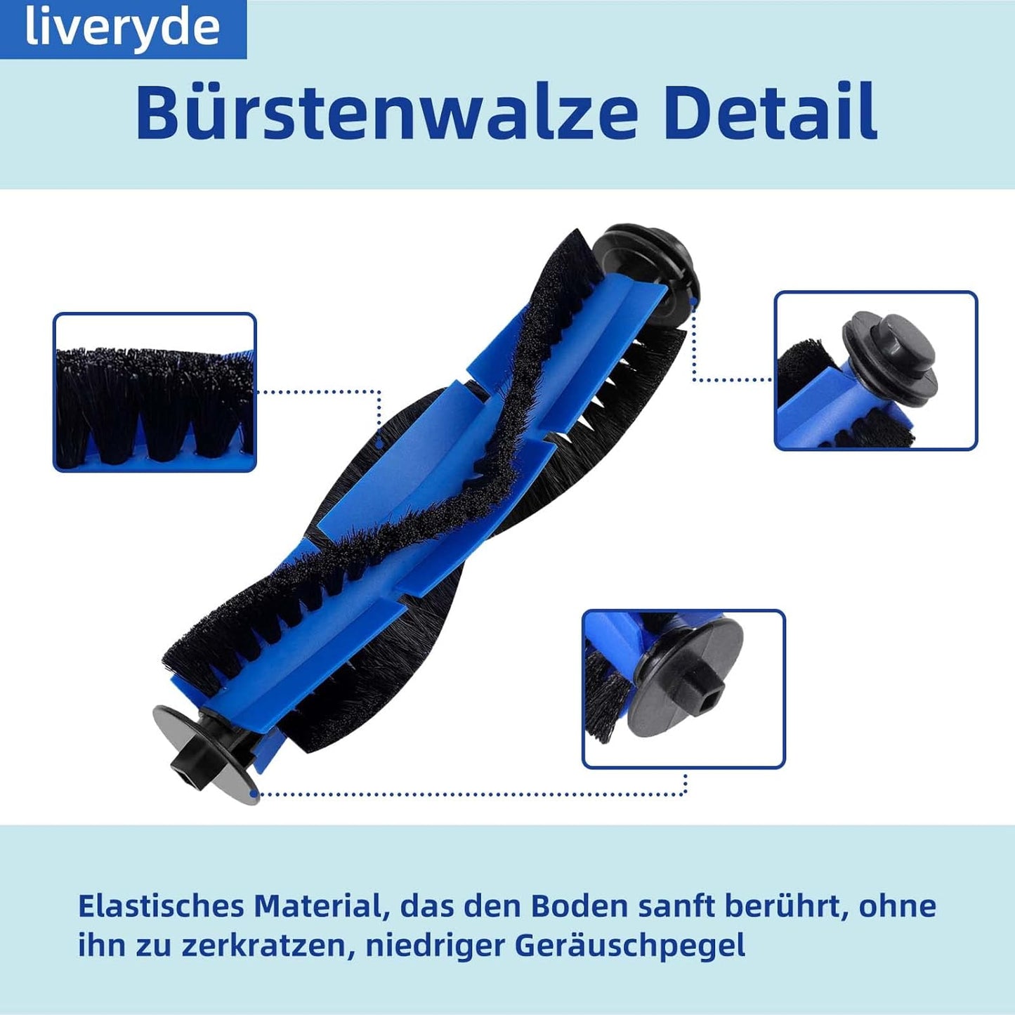 11-teiliges Ersatzteilset für Anker Eufy Robovac
