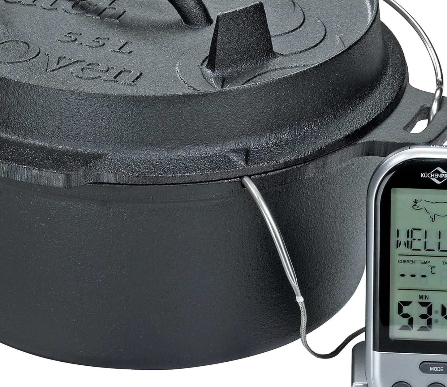 BBQ Dutch Oven, 5,5 L
