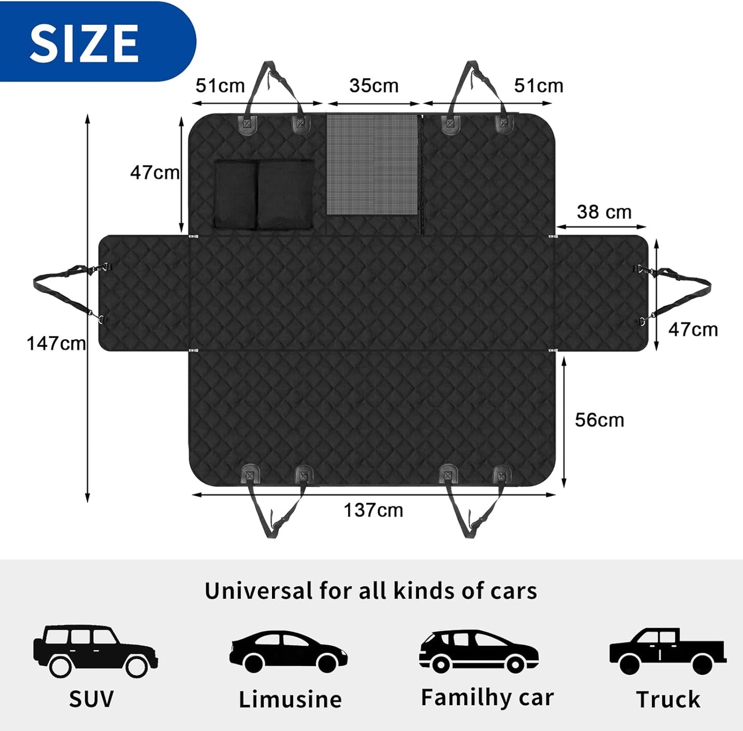 4-in-1 Autoschondecke
