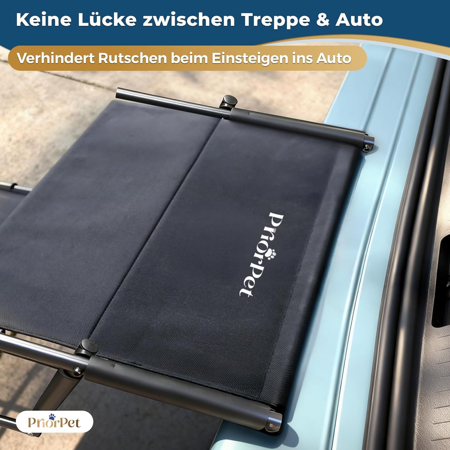 Klappbare Hundetreppe für Autos bis 65 kg, 4