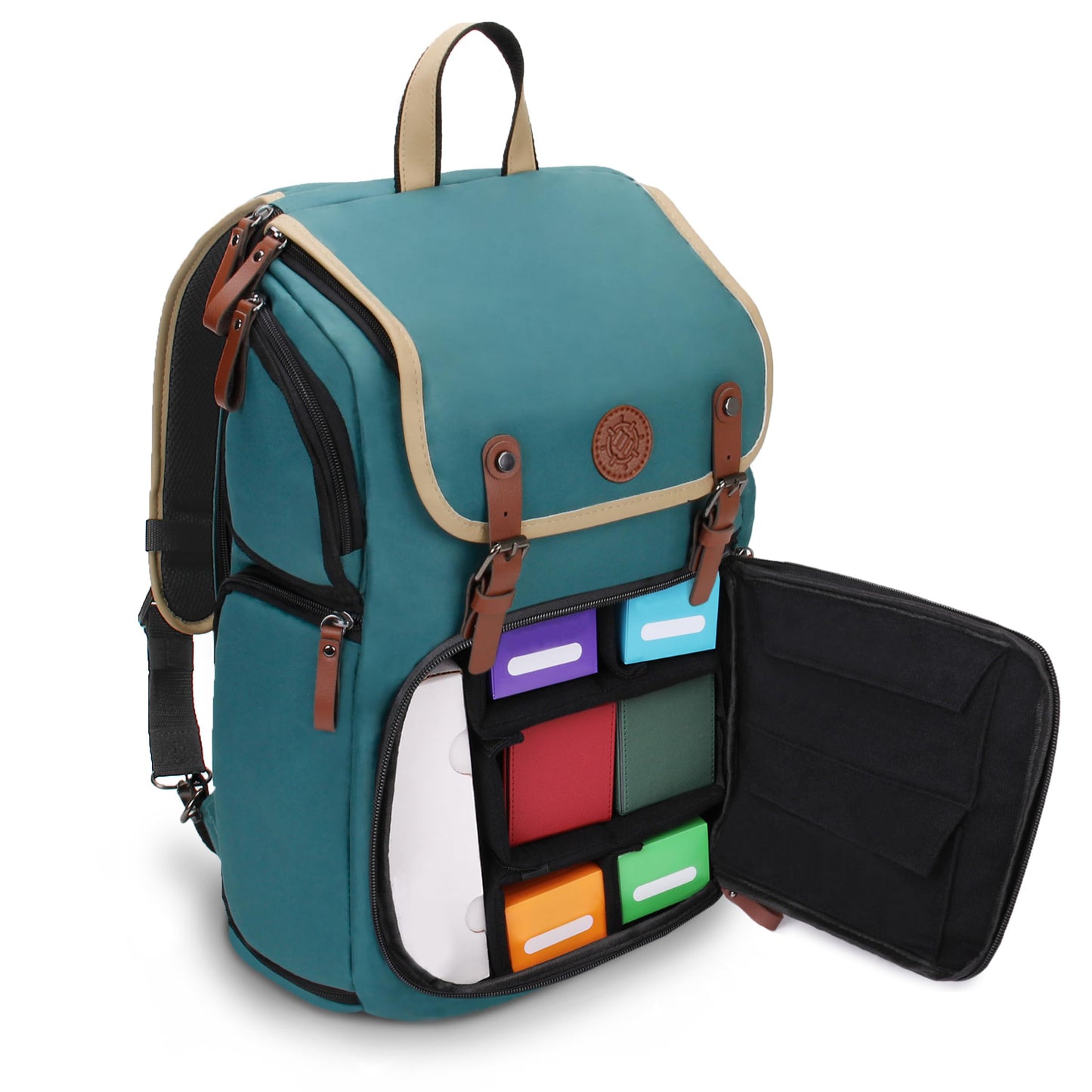 Sammelkarten-Aufbewahrungsbox-Rucksack, Einheitsgrösse Grün