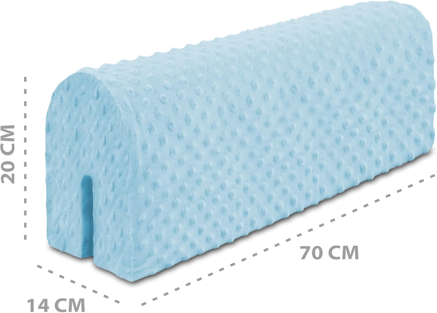 Bettkantenschutz für Kinderbetten, 70 cm, Blau 70 cm