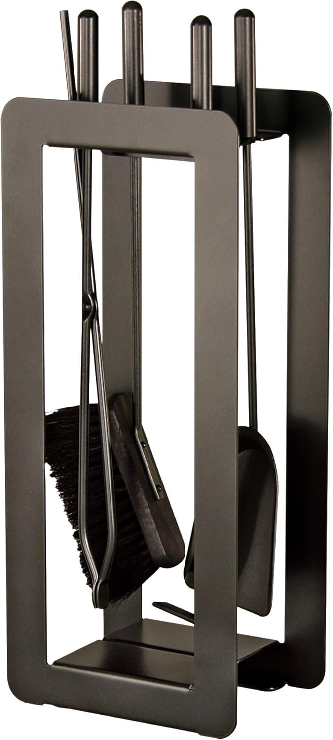 Kaminbesteck-Set, Schwarz