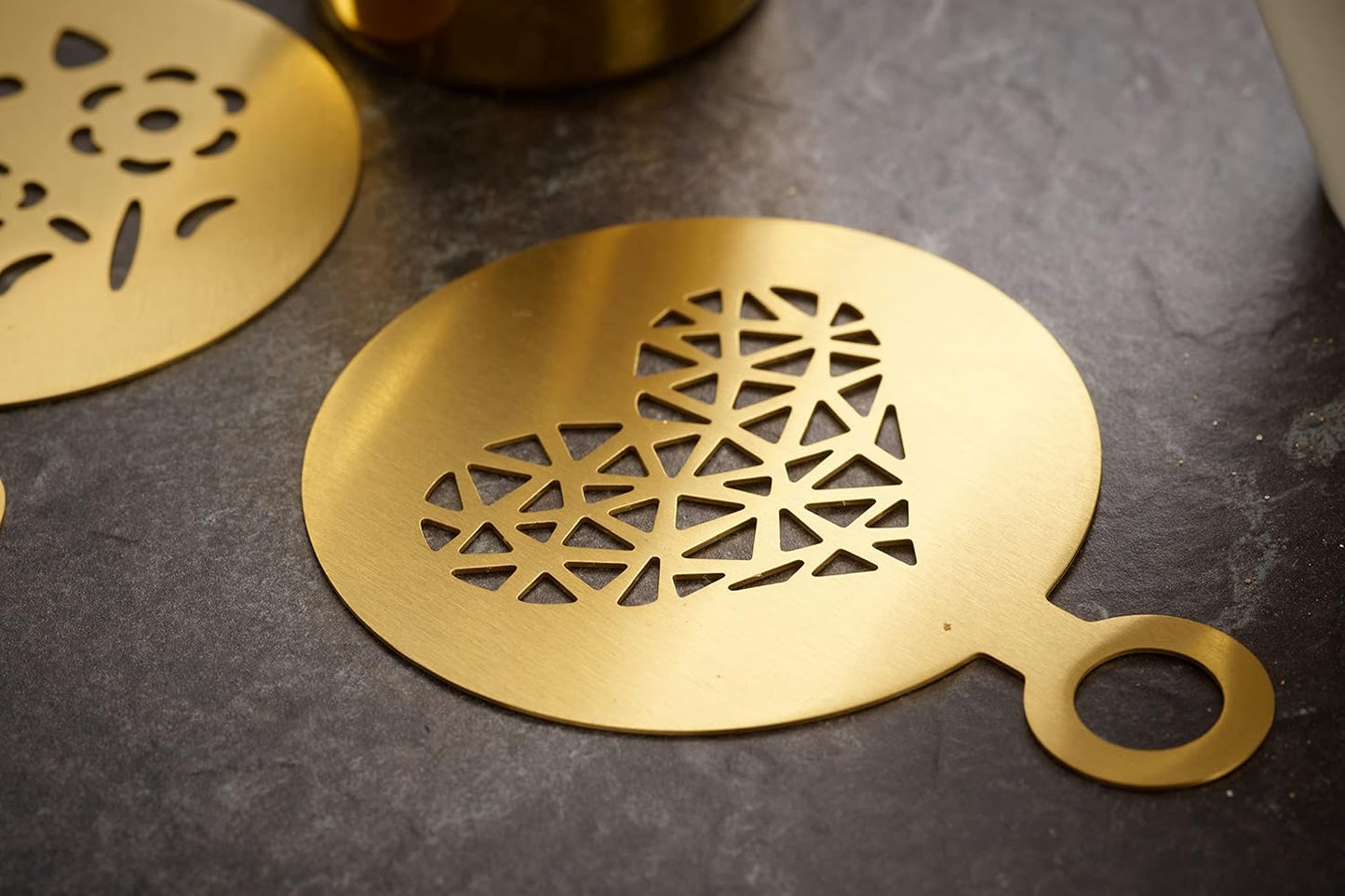 Kaffeezubehör-Set (23-tlg) Barista-Art Edition, Gold-edition 600 ml