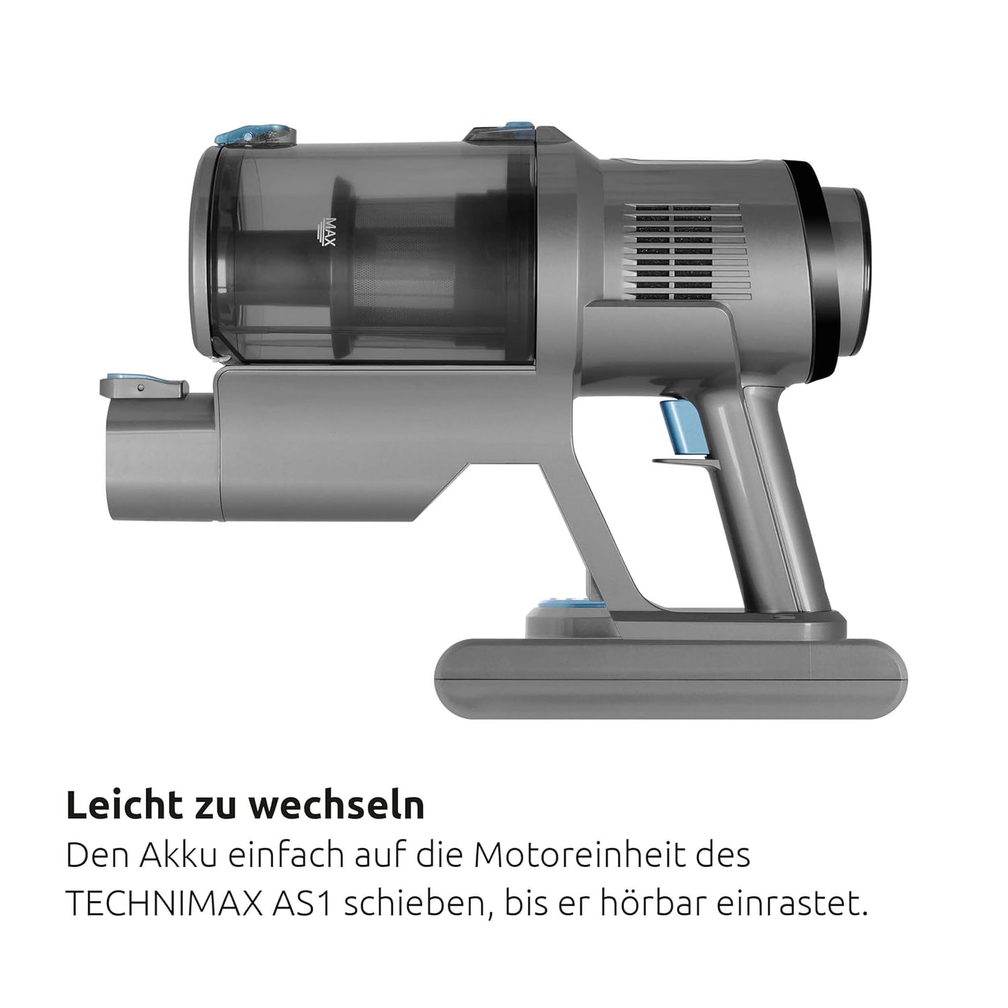 Ersatzakku für Technimx AS1 Staubsauger