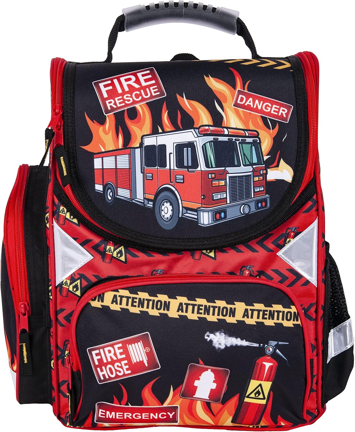 4-teiliges Feuerwehr Schulranzen-Set, 4er-set (V2)