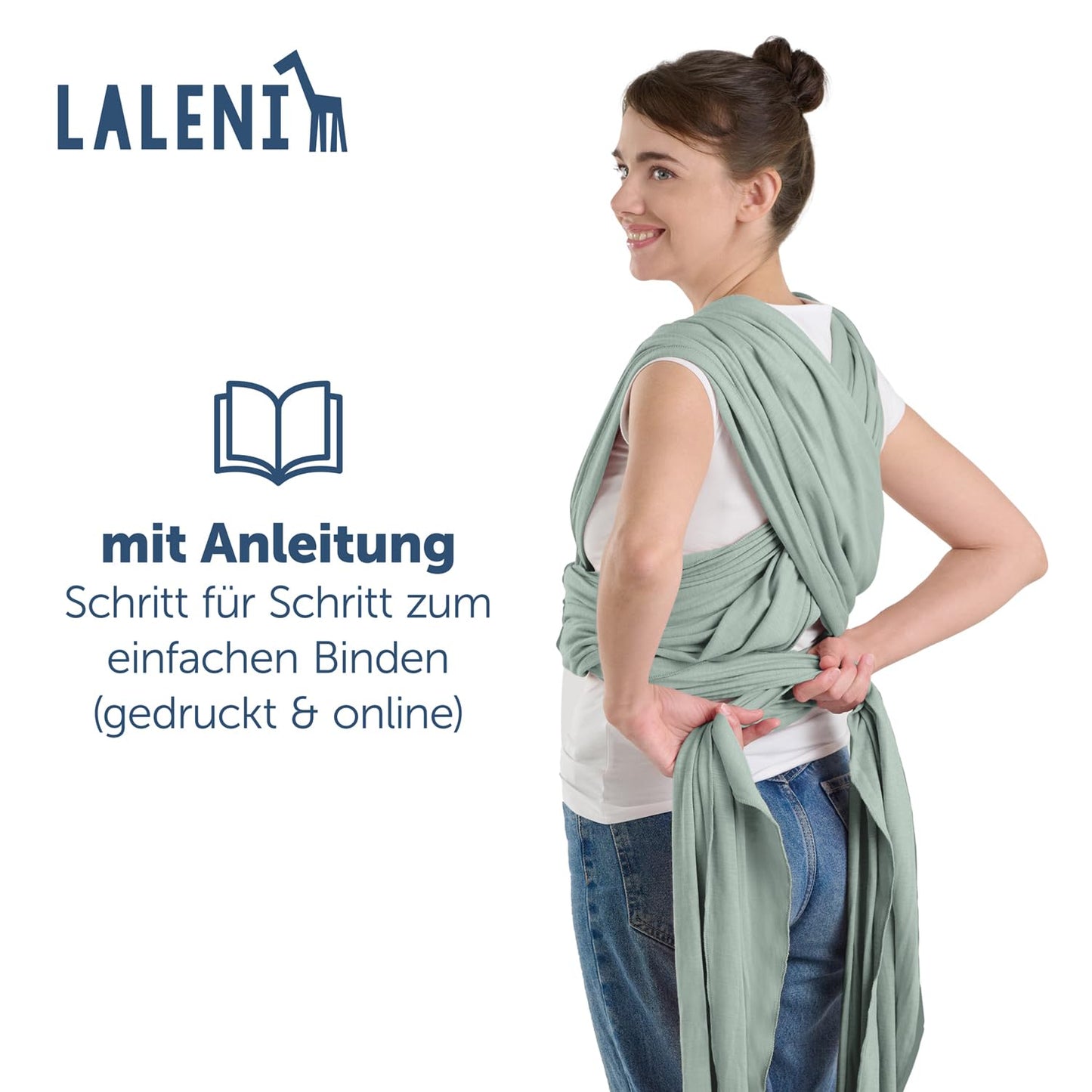 Tragetuch für Neugeborene, grün