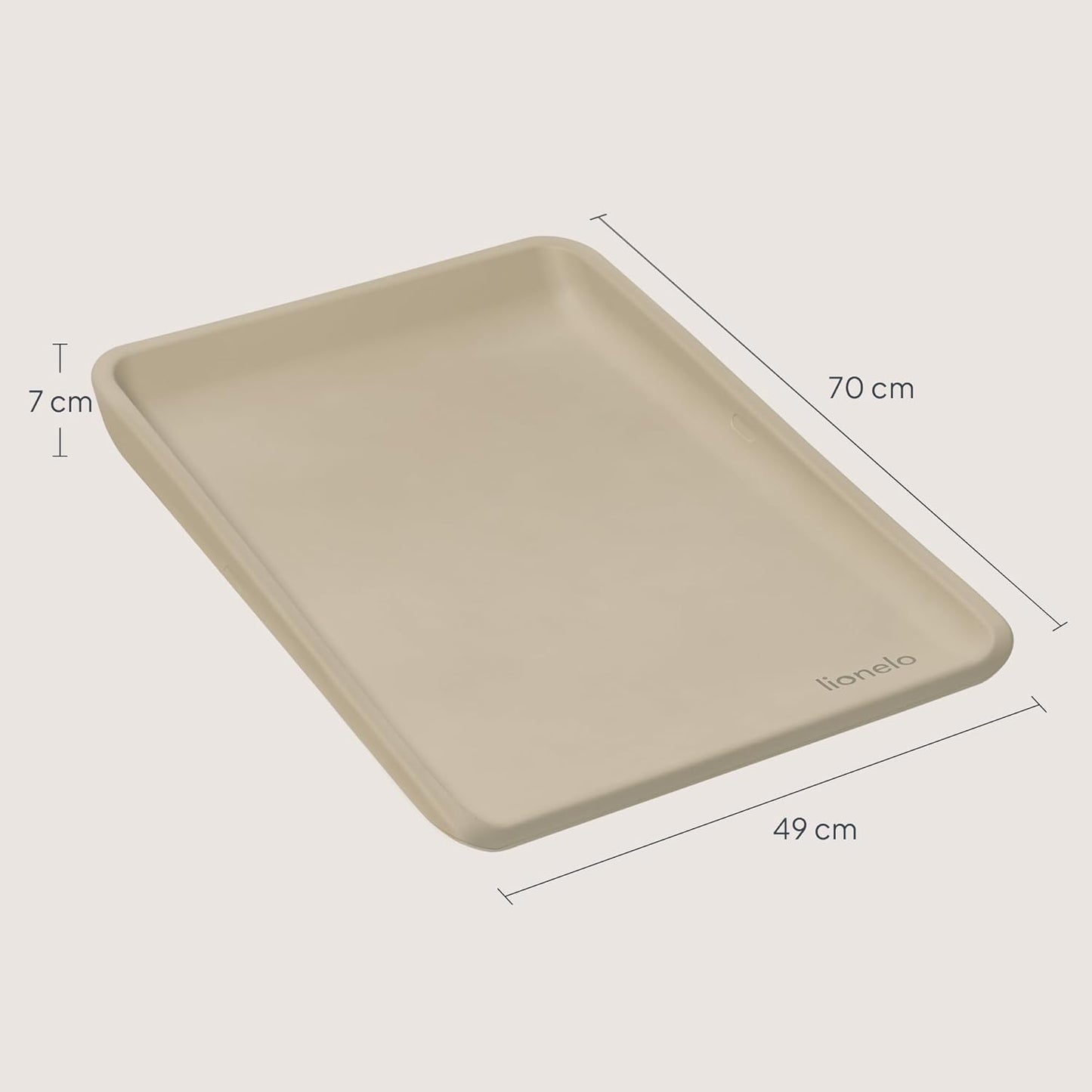 Wasserdichte Wickelauflage, Beige