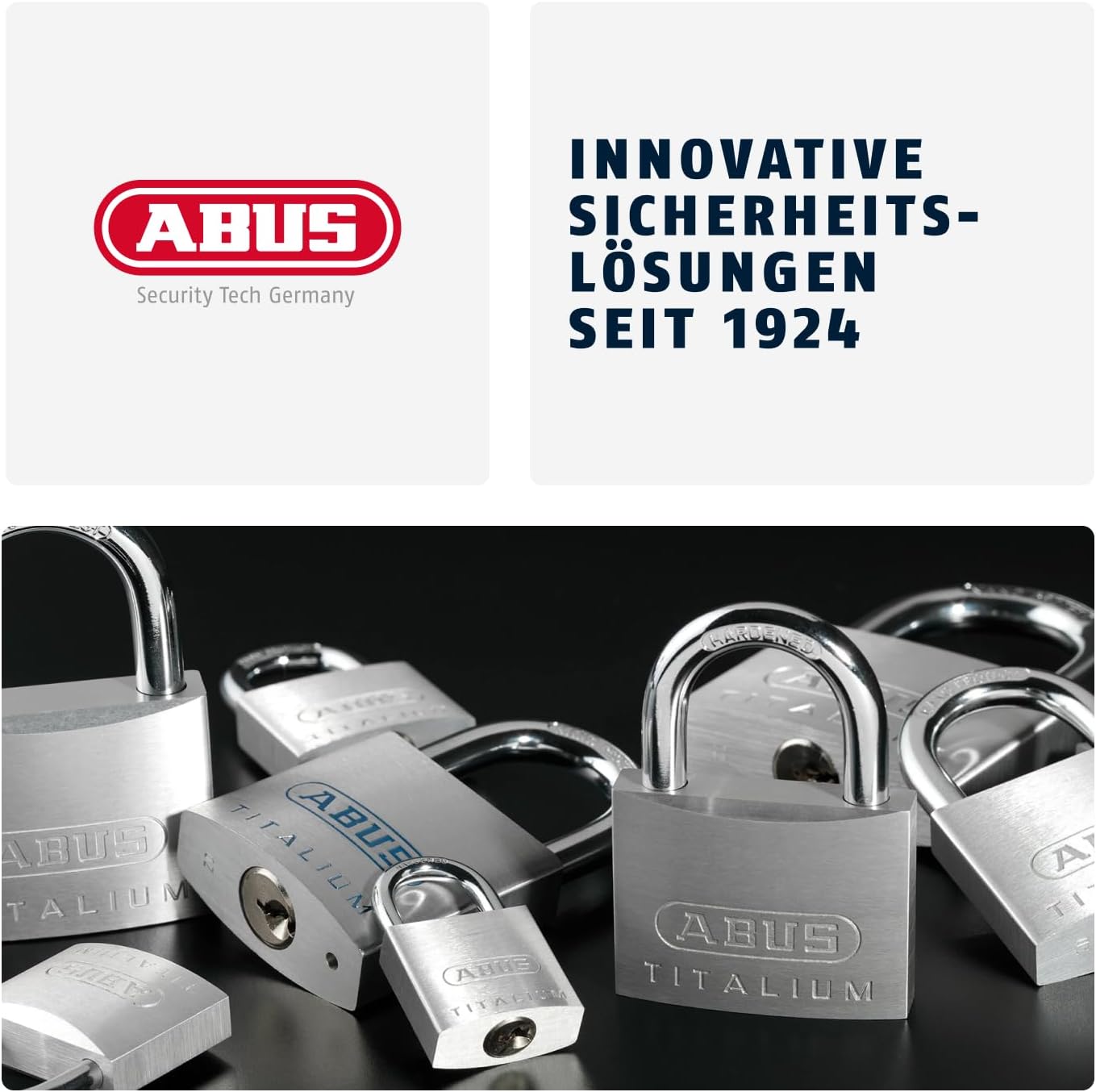 Vorhängeschloss T65AL/40 myLock, Verschiedenschliessend Blau