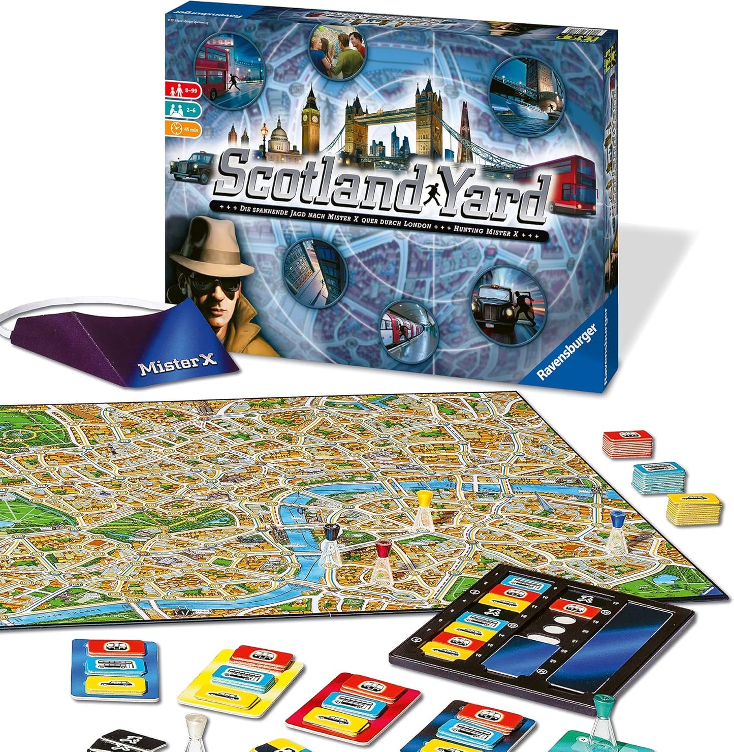 Gesellschaftsspiel Scotland Yard, Alte Version