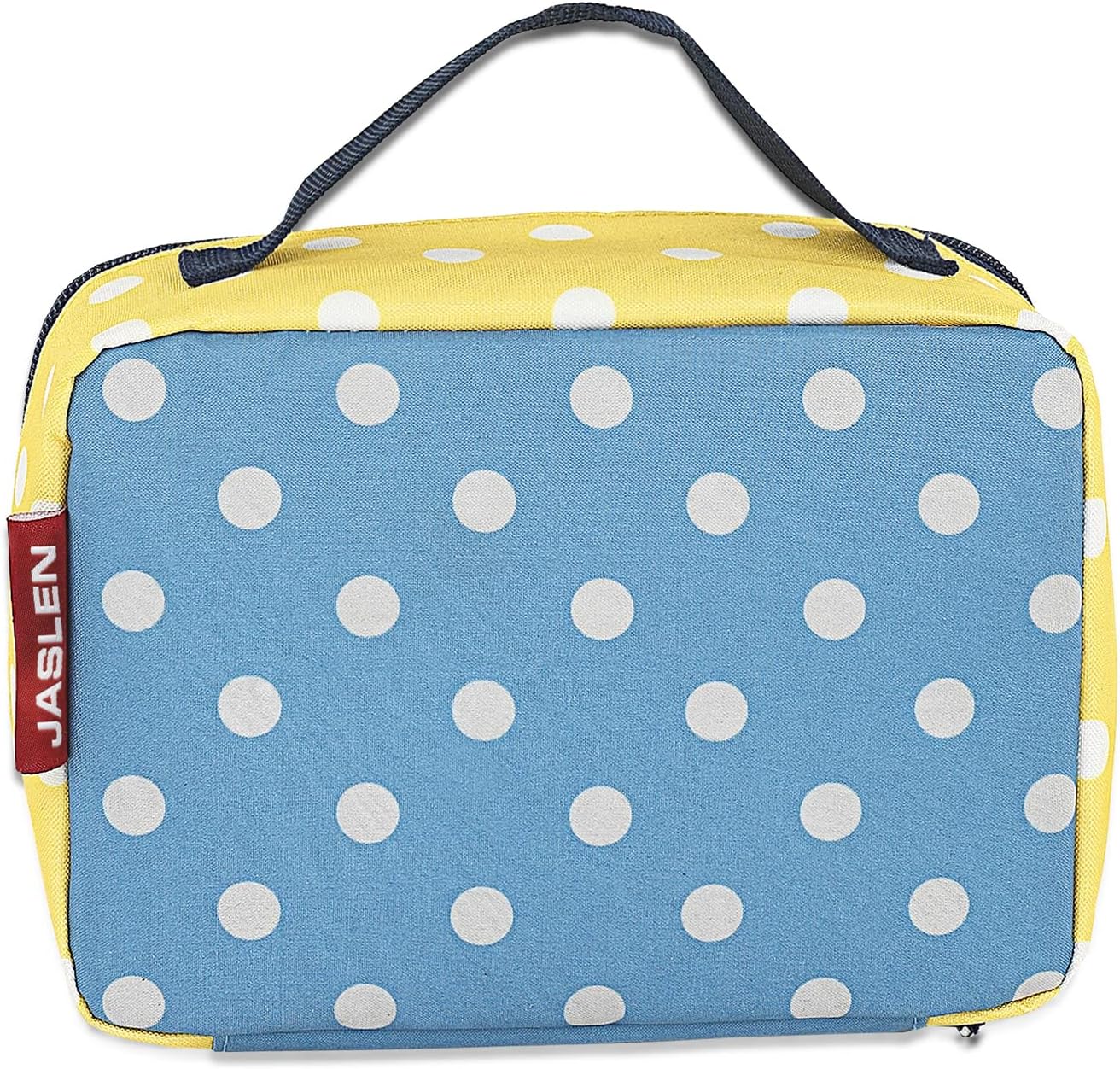 Kleine Isoliertasche für die Arbeit, Blaue Jeans-gelb