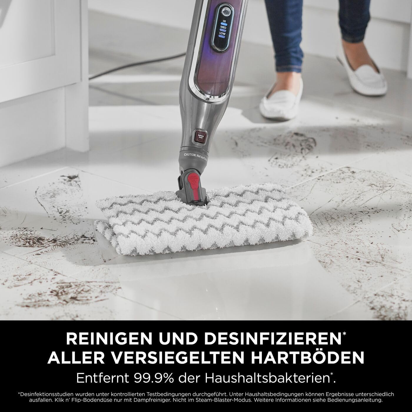 Klik n' Flip Dampfreiniger S6003EU, Klik n' Flip Automatic