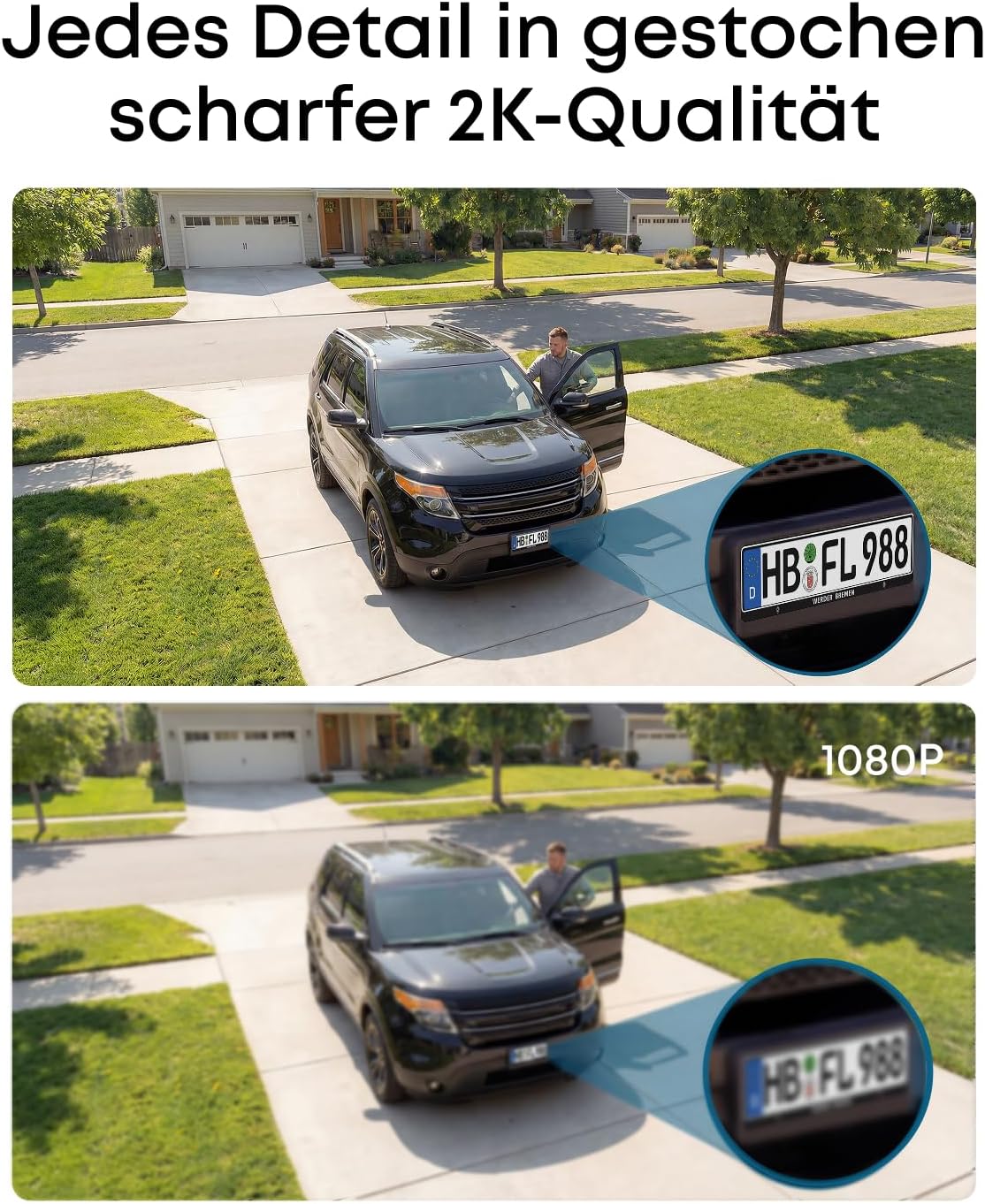 2K Outdoor-Überwachungskamera C37
