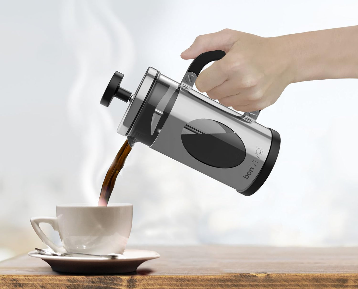 French Press, Silver 350 ml