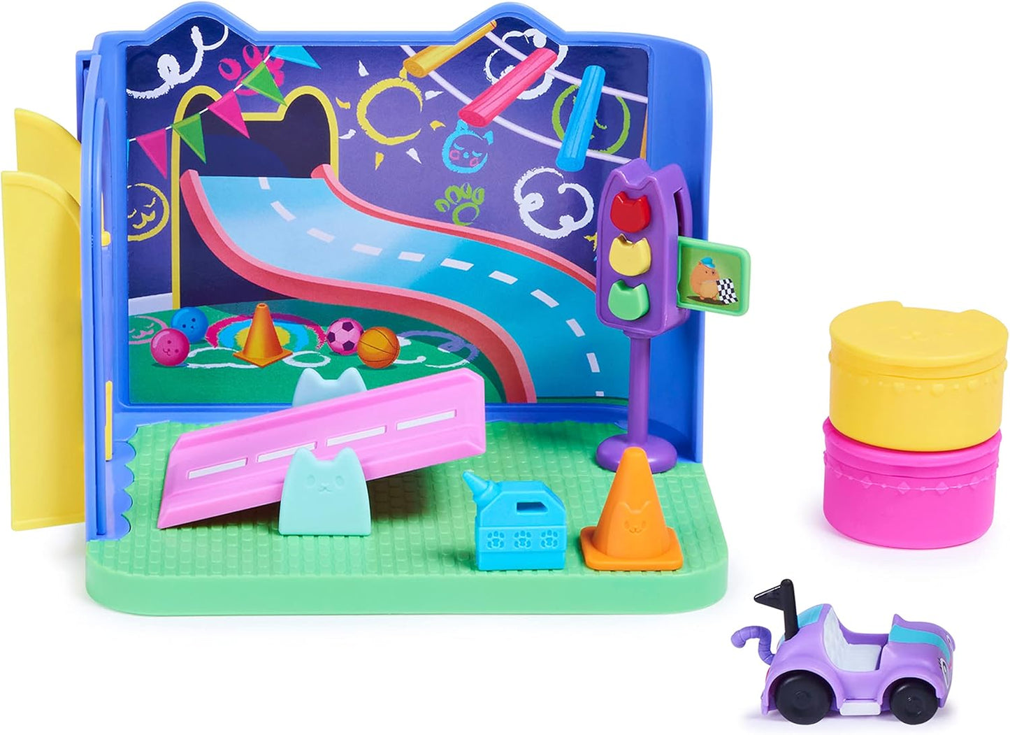Deluxe Spielzimmer-Set mit Carlita Auto und Zubehör, Mehrfarbig
