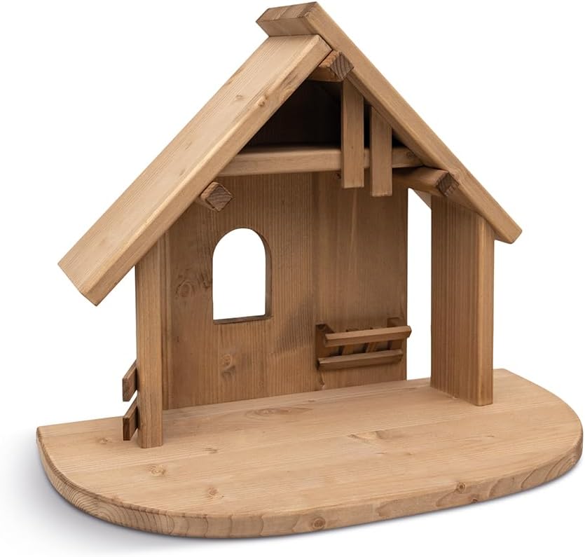 Weihnachtskrippe Heidestall