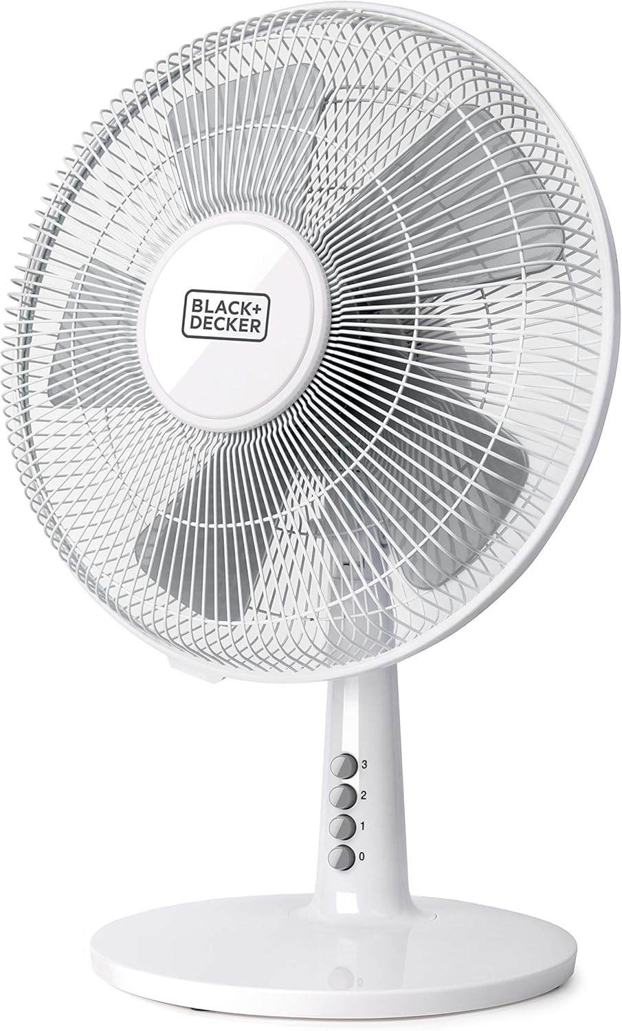 Tischventilator, 5 Klingen - Weiss