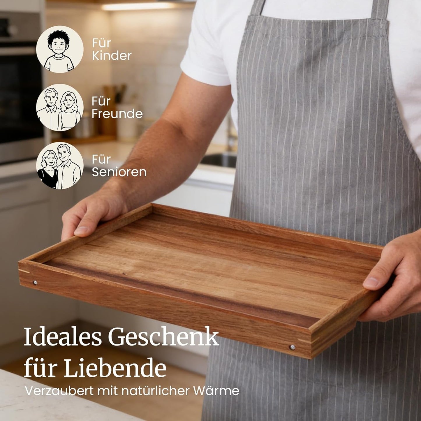 Betttisch mit klappbaren Beinen