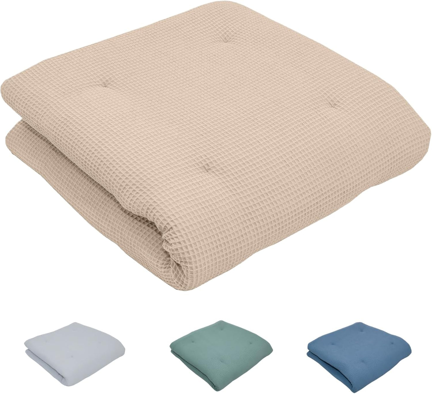 Baby Krabbeldecke 100x100 cm, Sand 100 x 100 cm