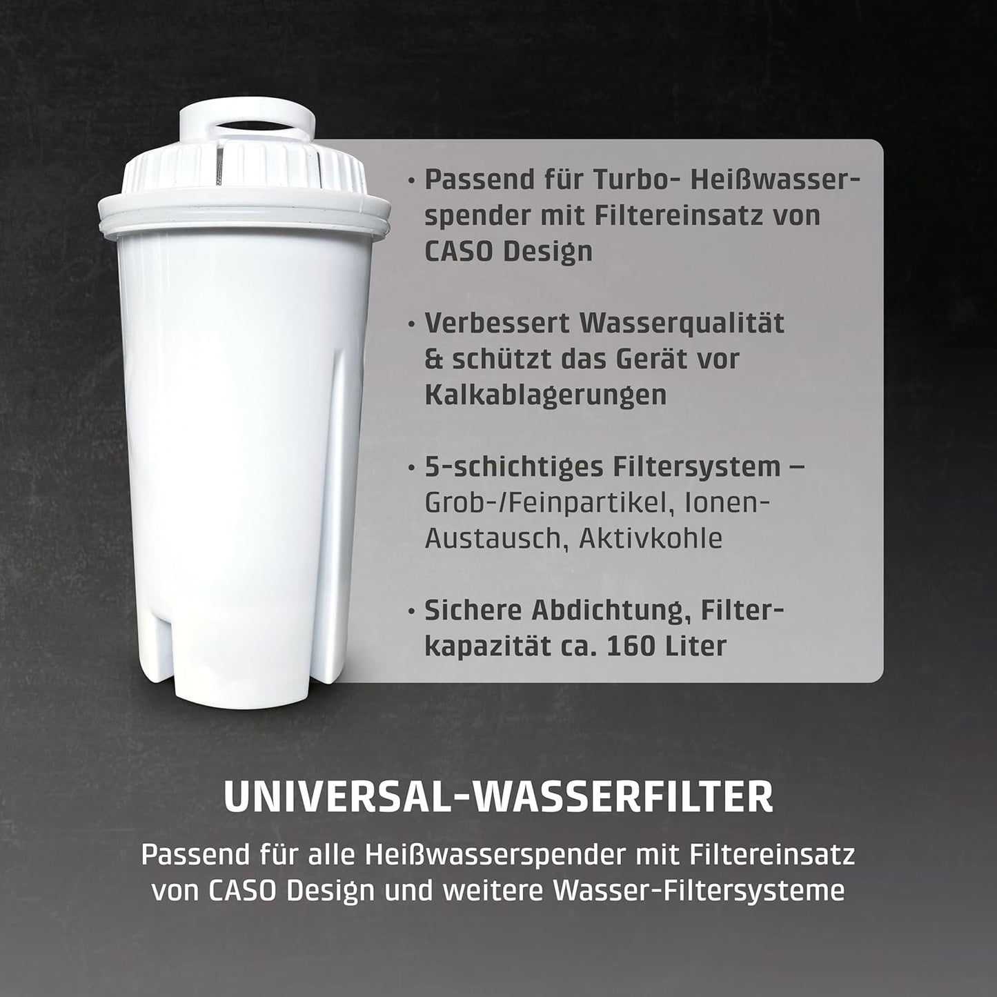 Ersatzfilter für Turbo-Heisswasserspender, 6er-Set