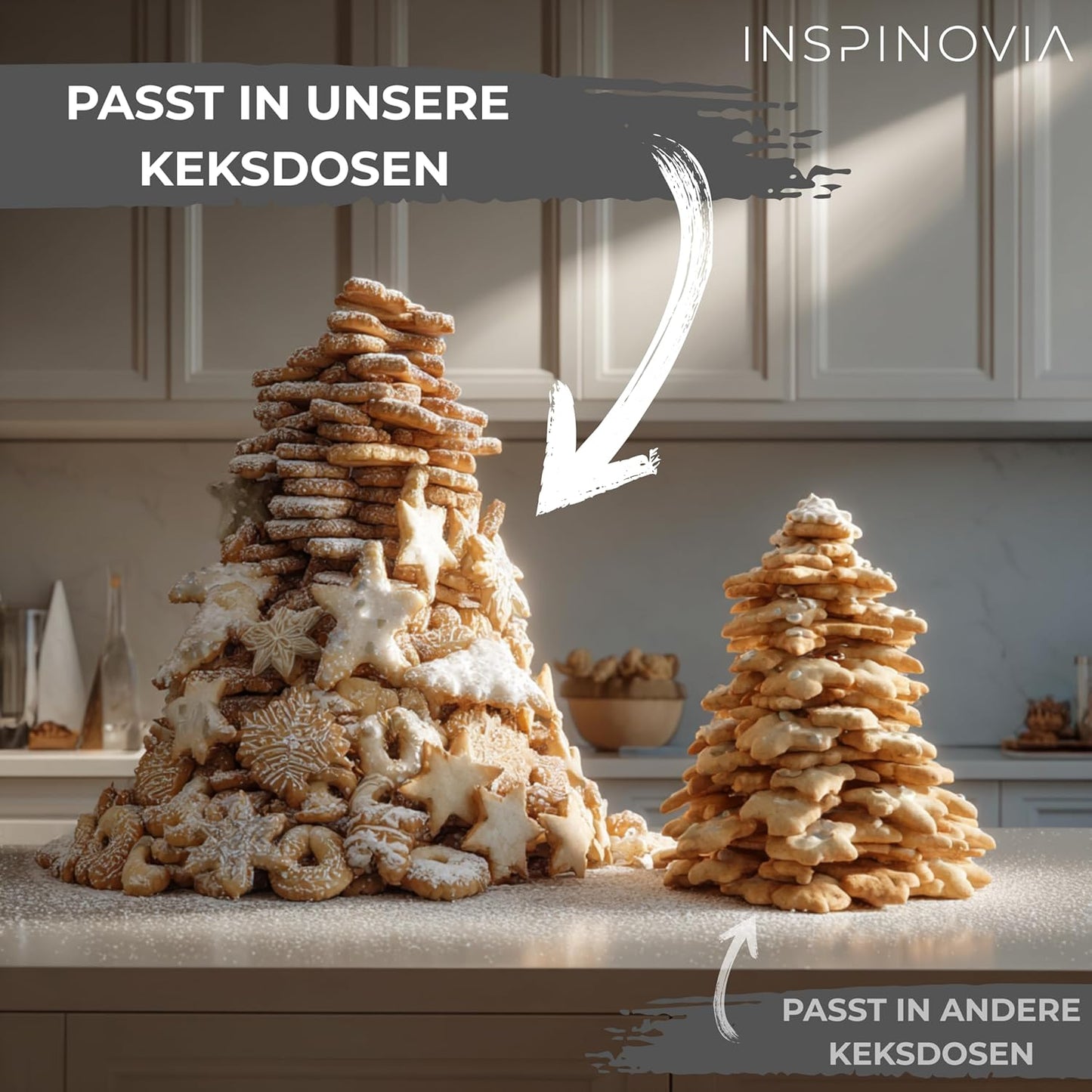 4er-Set Keksdosen, Mit Liebe Gebacken