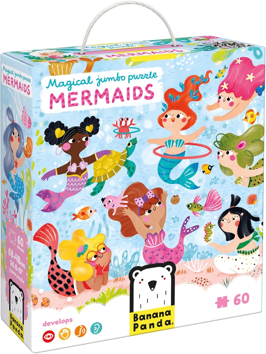 Magisches Jumbo -Puzzle Meerjungfrauen