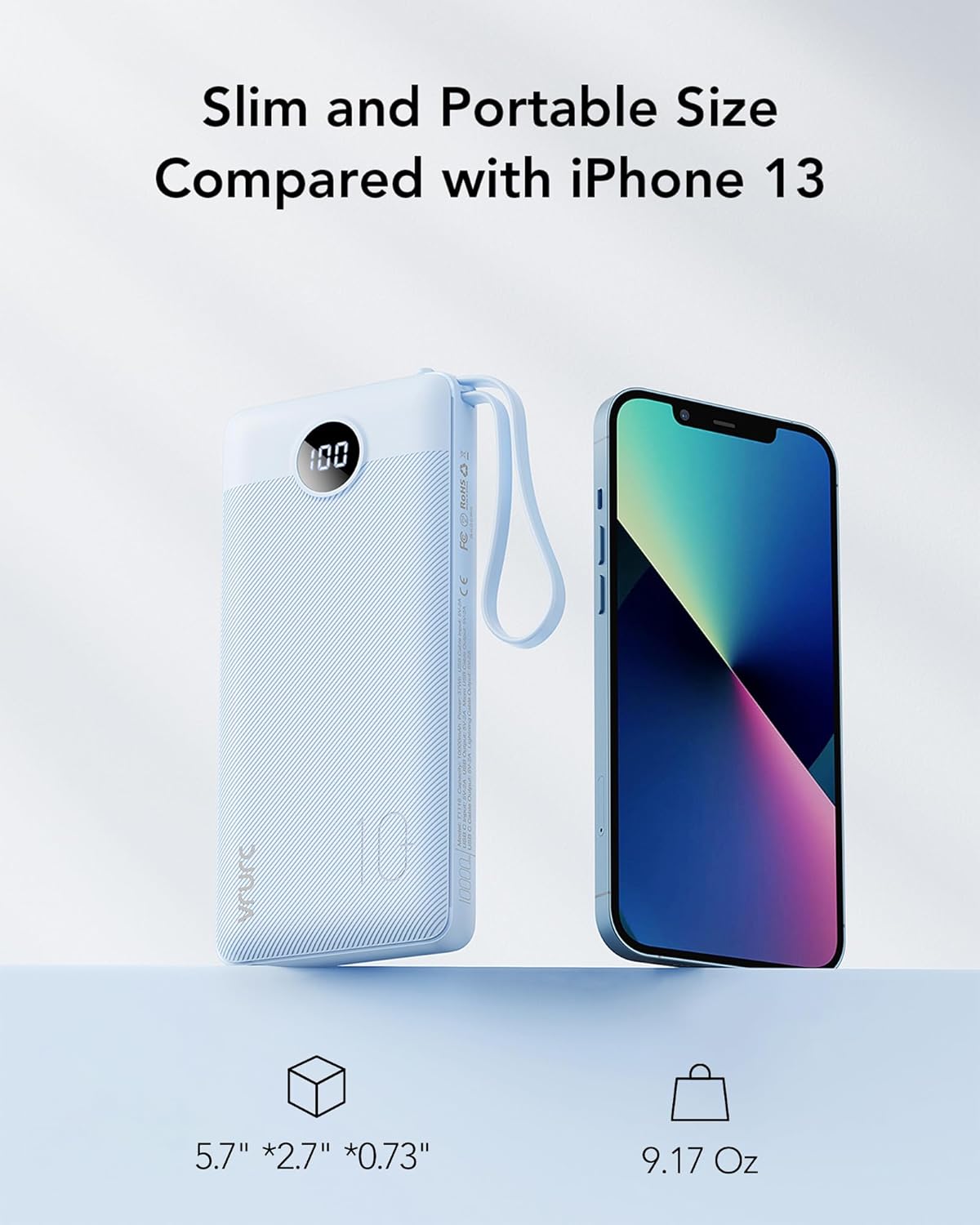 Powerbank, Blau